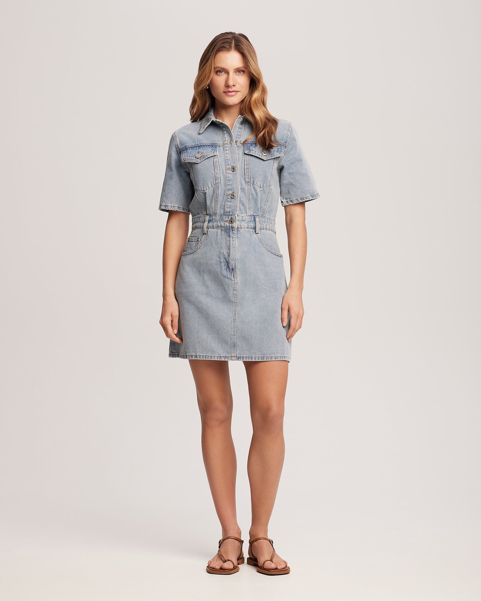 Denim dress