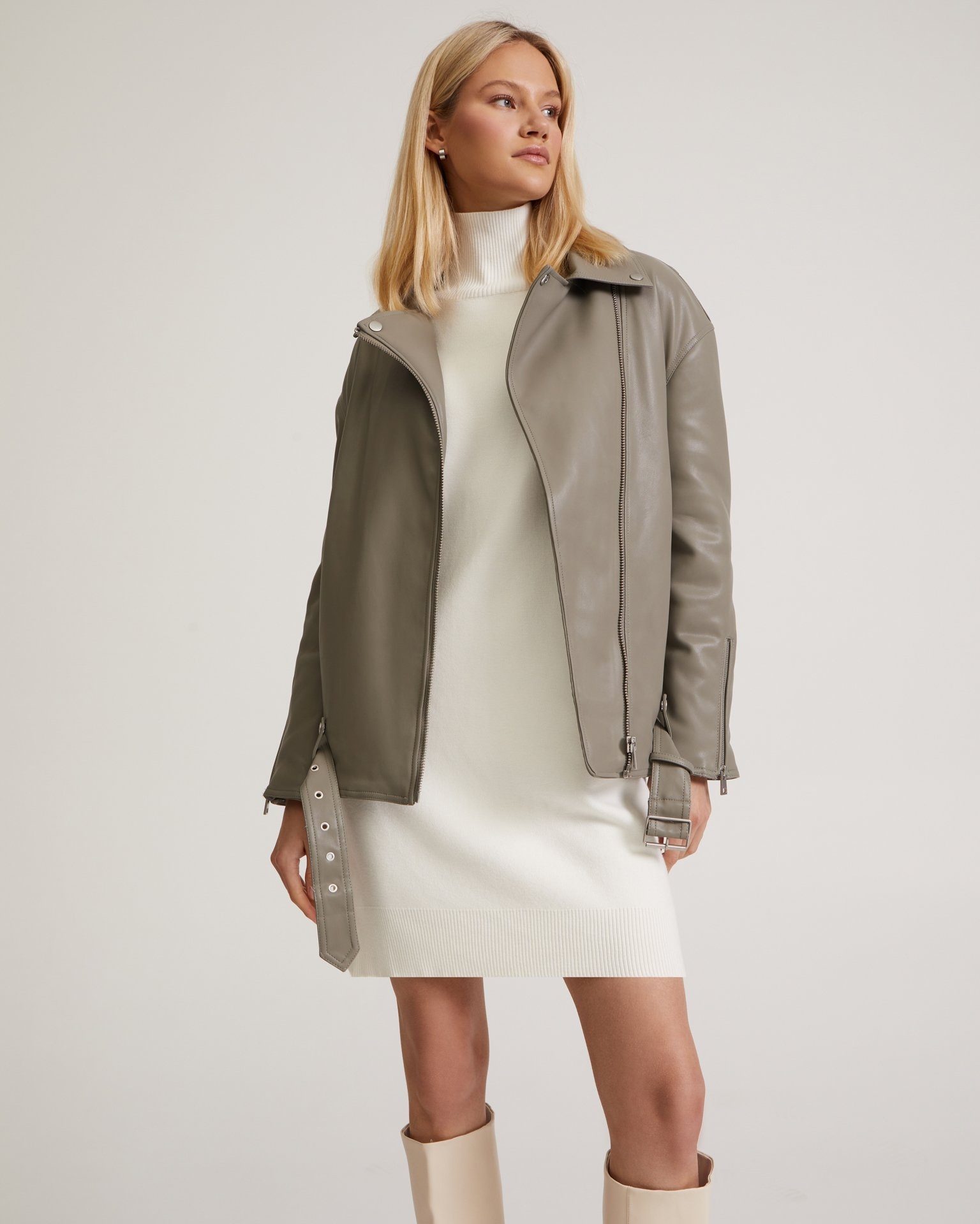 Insulated biker jacket