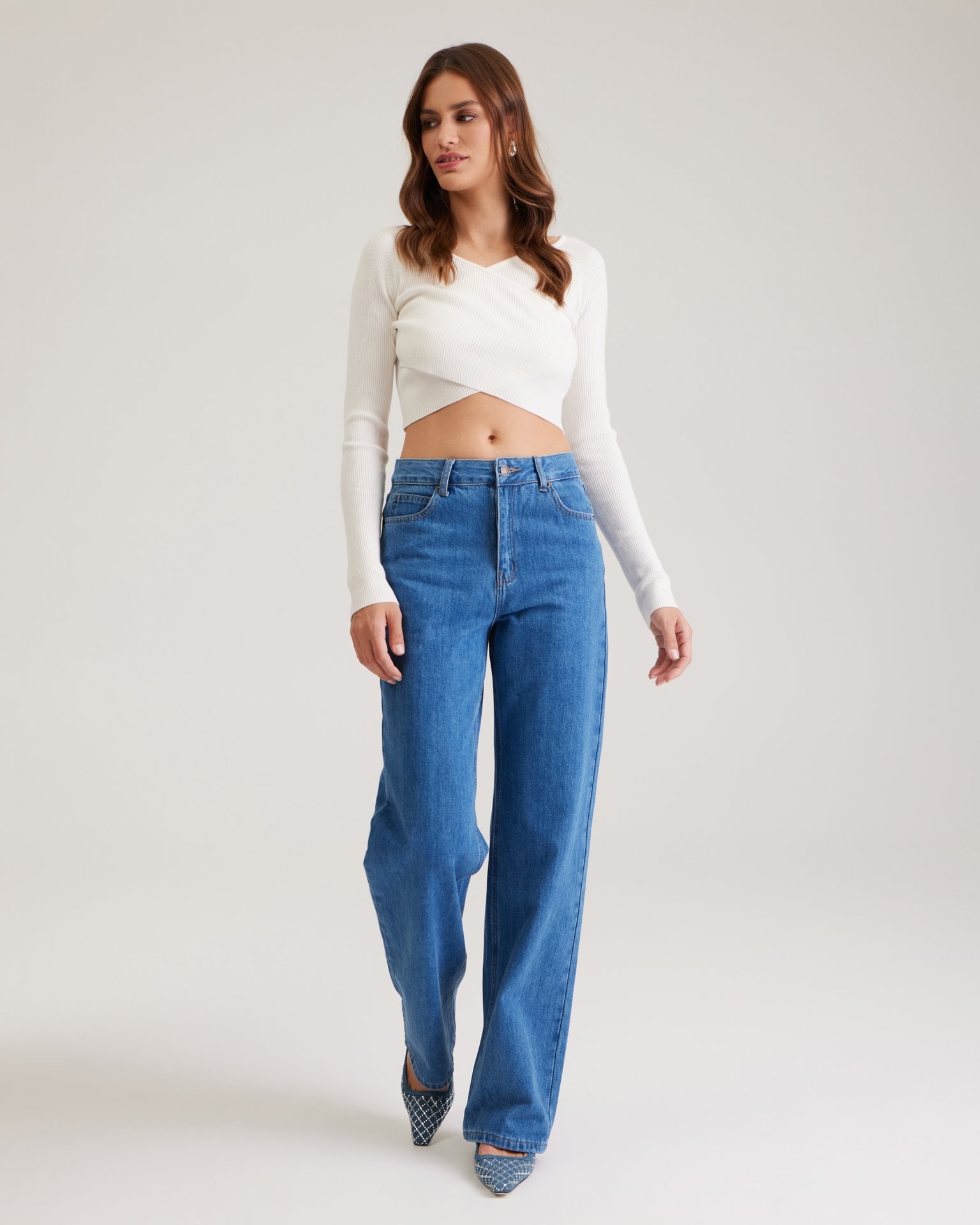 Wide-leg jeans