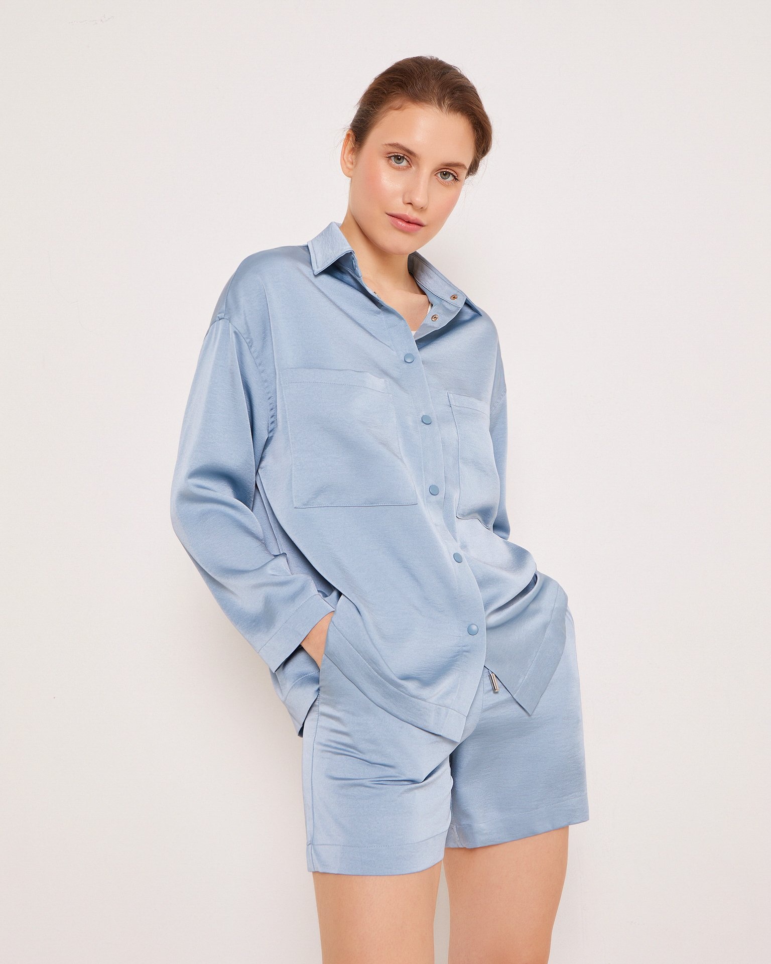 Summer co-ord with a shirt