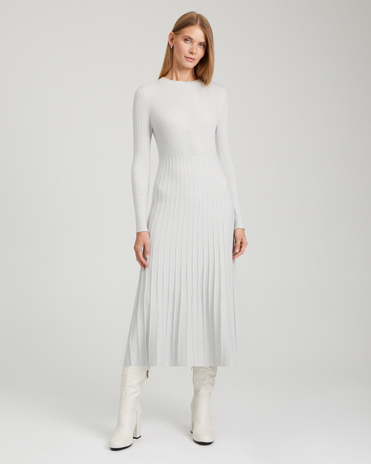 Knit midi dress