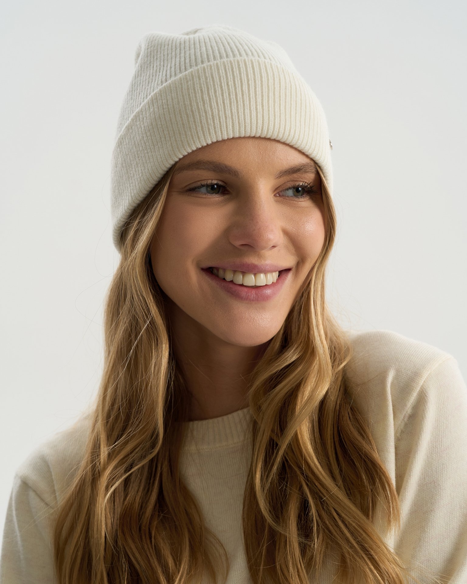 Blended wool beanie