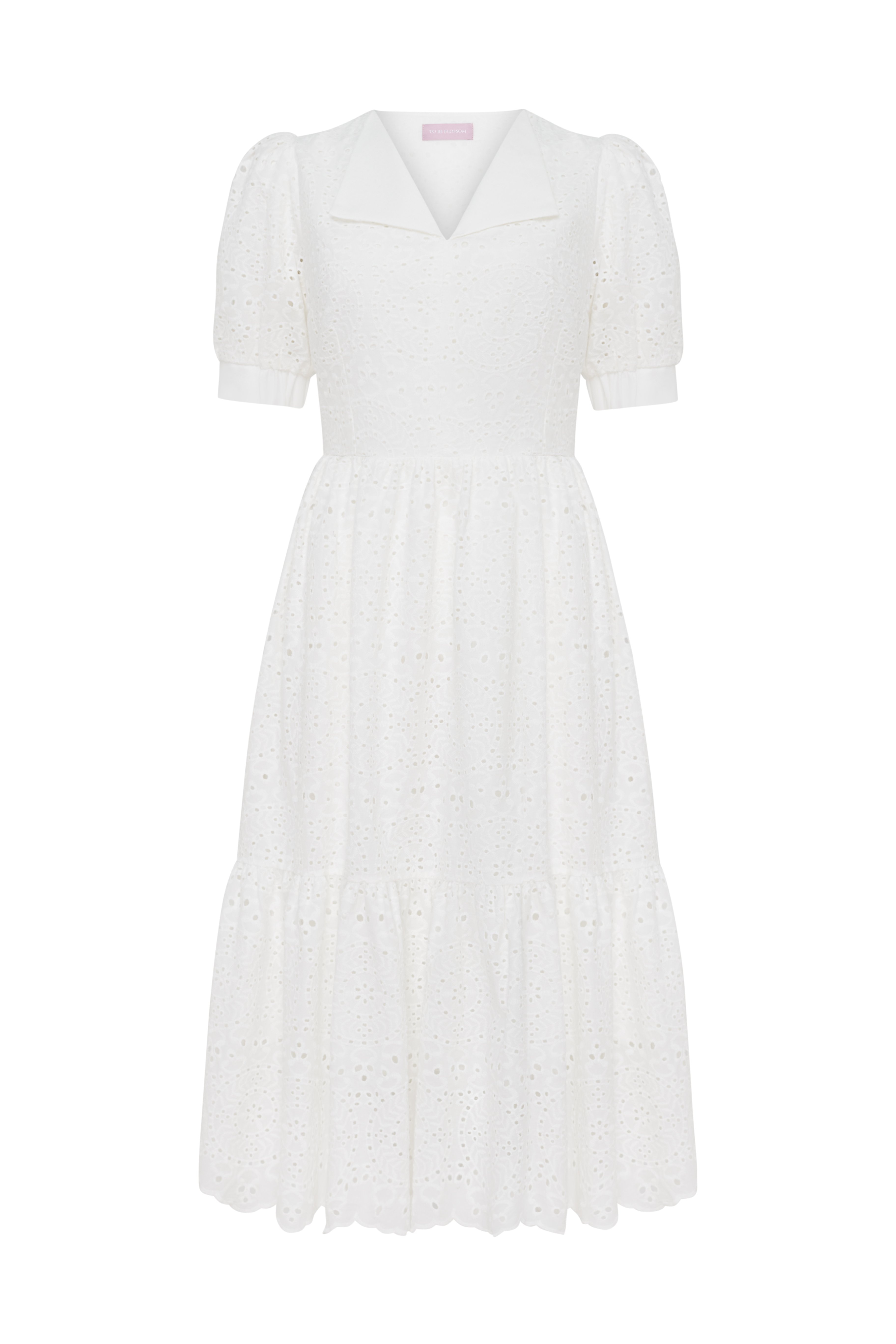 White cotton dress