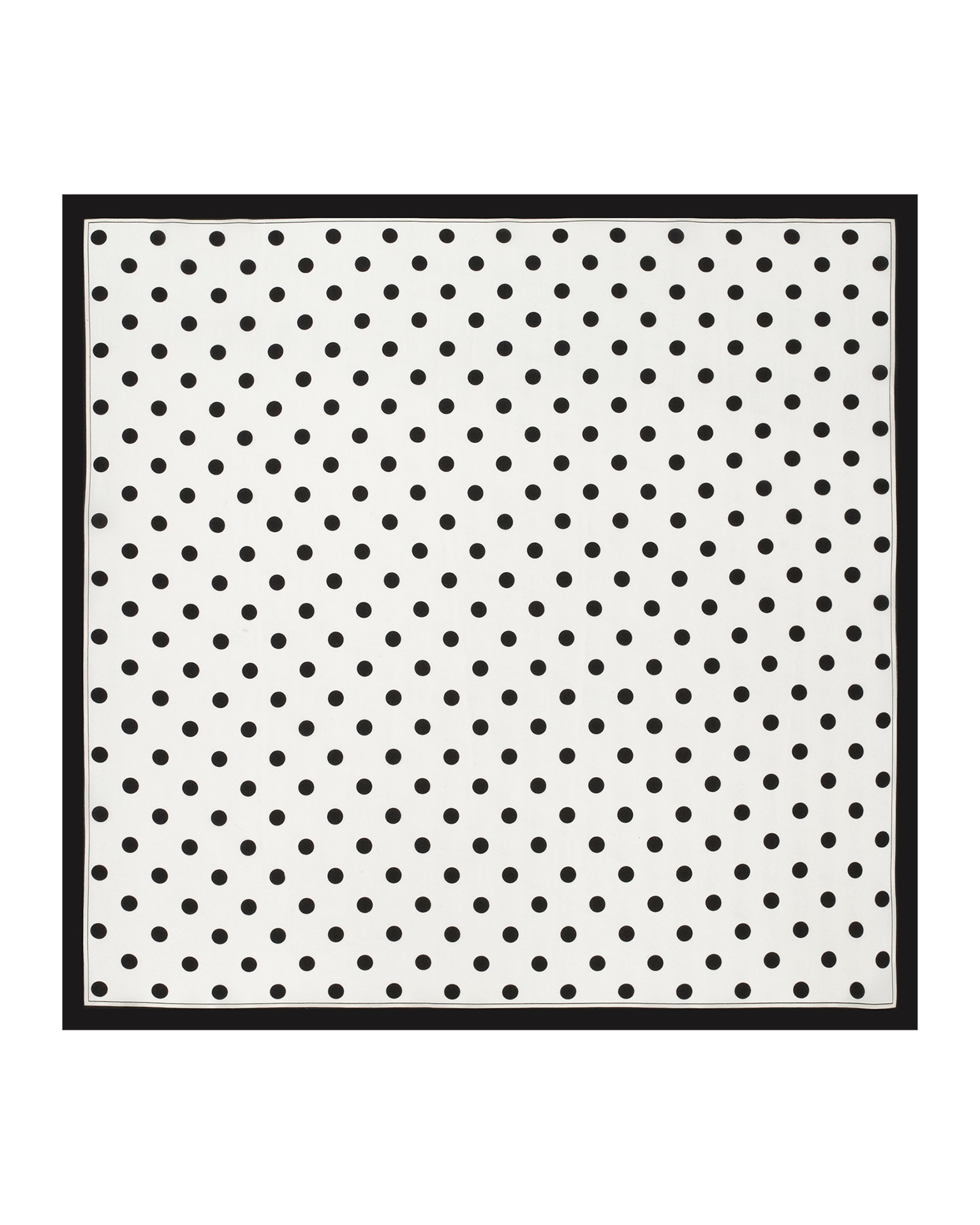 Polka dot scarf