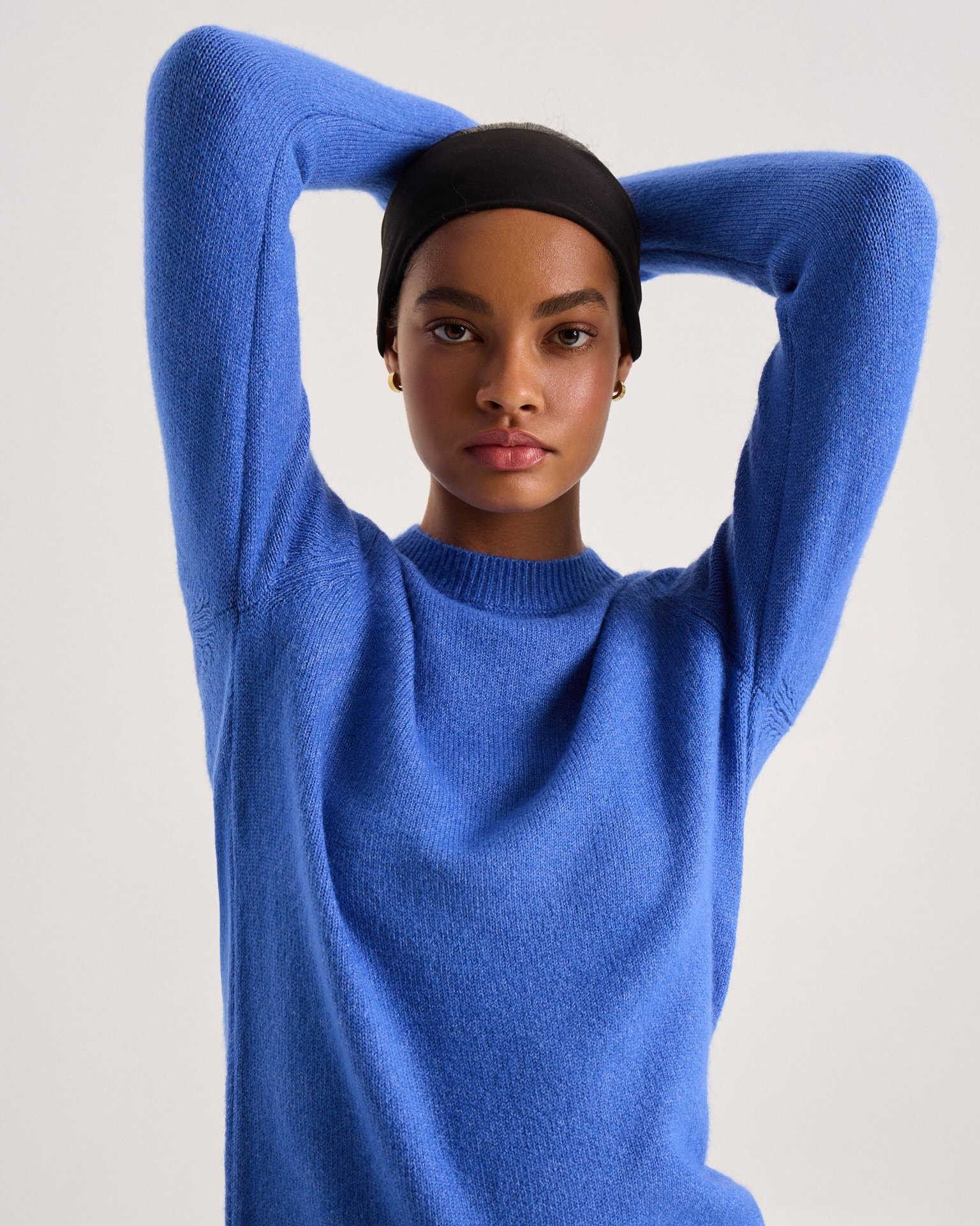 Straight-cut jumper, Blue — photo 9