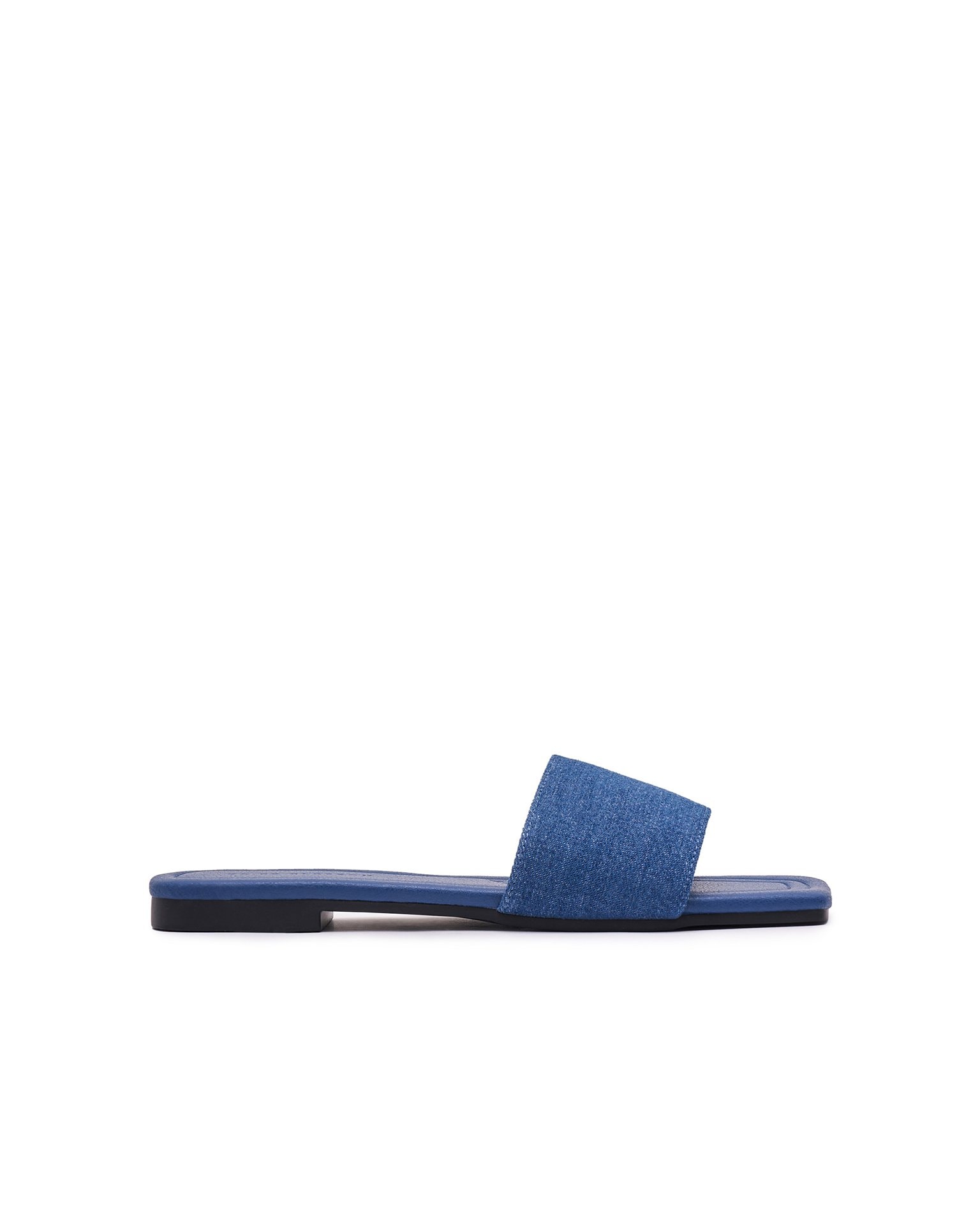 Denim flip-flops, Blue — photo 6