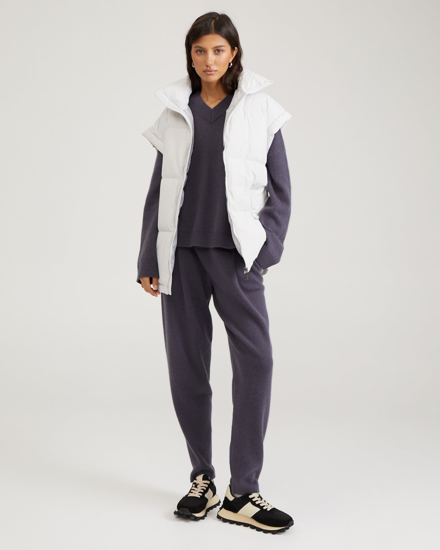 Insulated vest in grey, Grey — photo 2