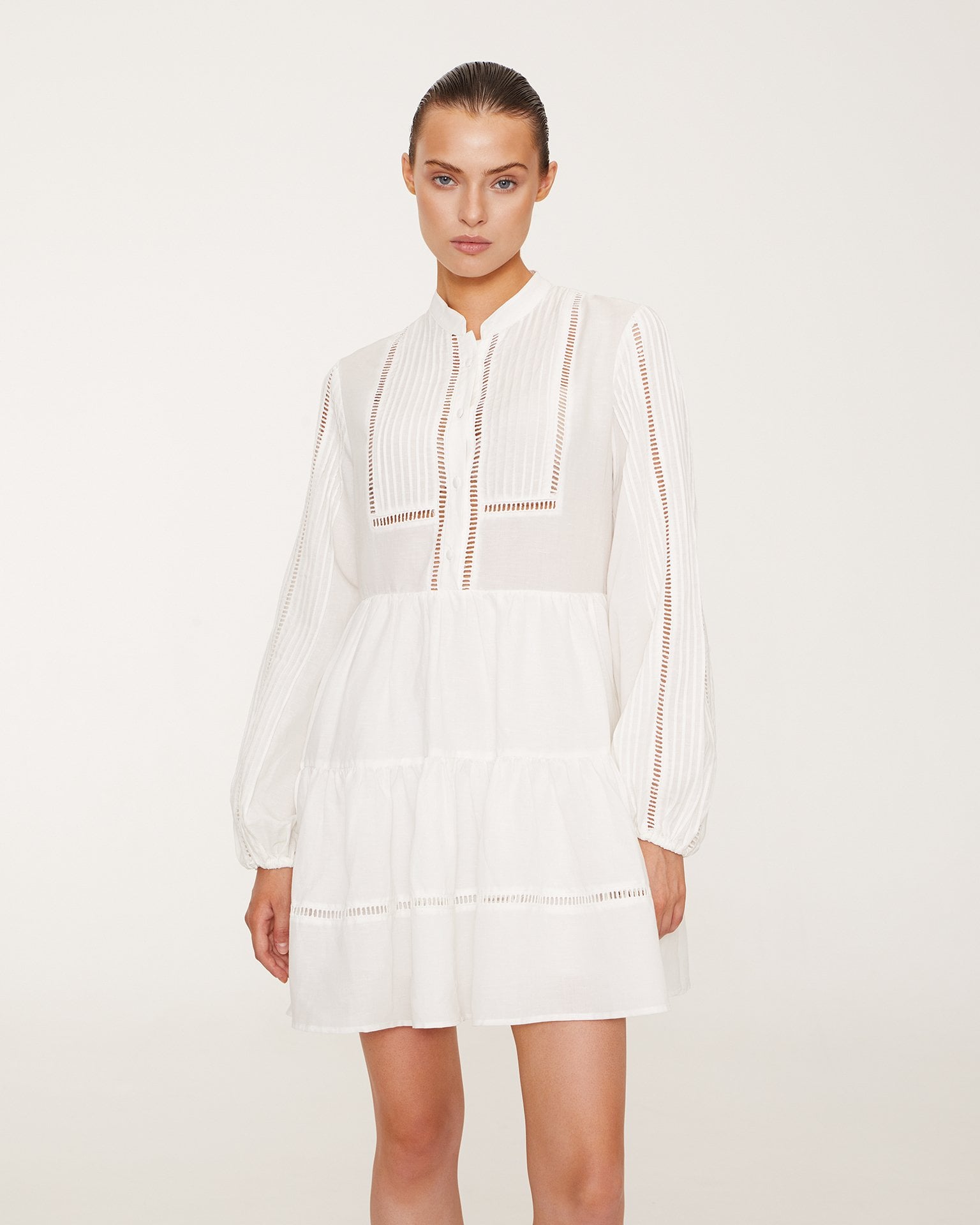 Short white dress