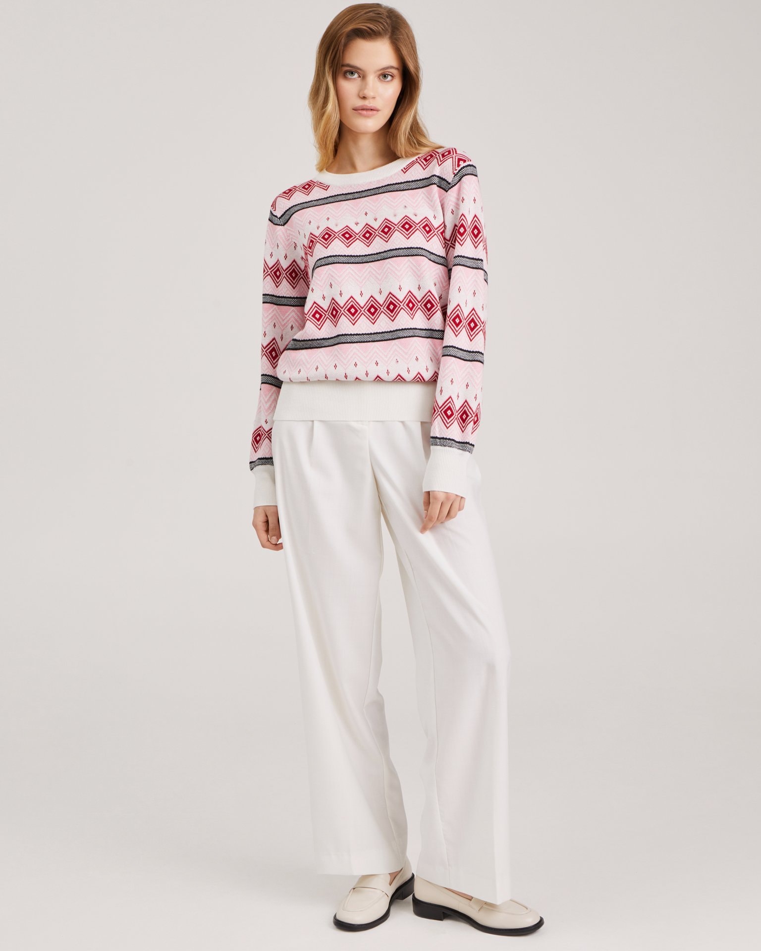 Patterned jumper, Pink — photo 4