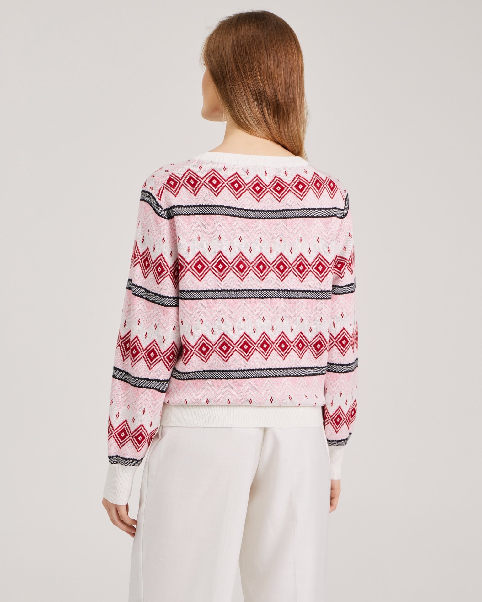 Patterned jumper, Pink — photo 7