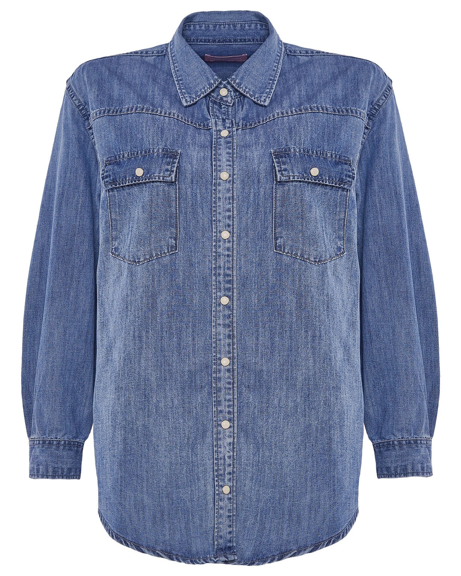 A denim shirt