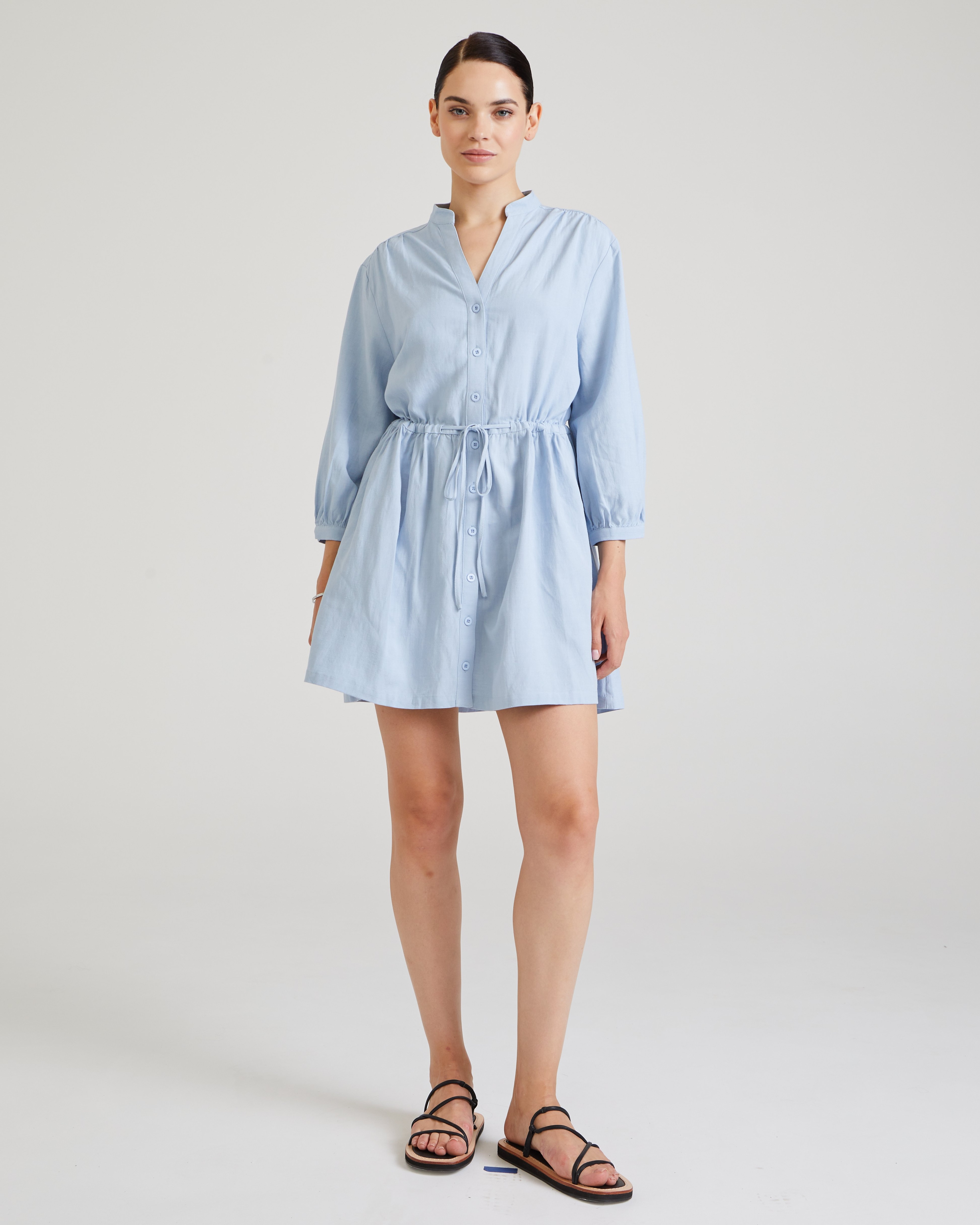 Linen Shirt Dress