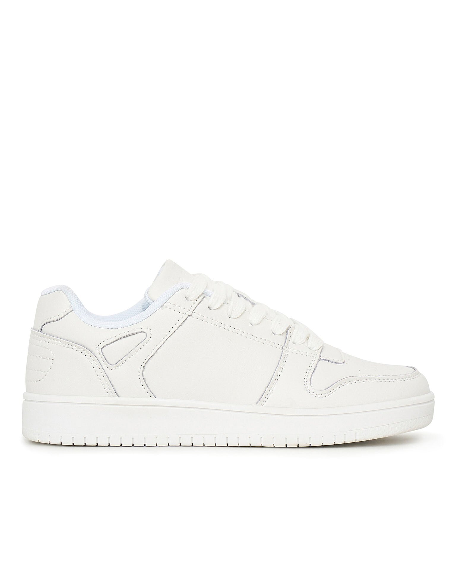 Белые кеды из натуральной кожи, White — photo 6