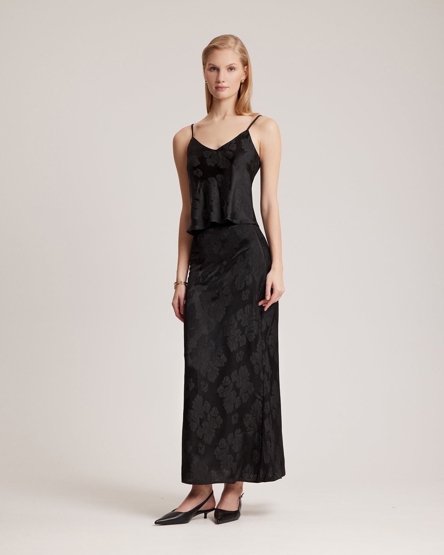 Maxi Skirt, Black — photo 4