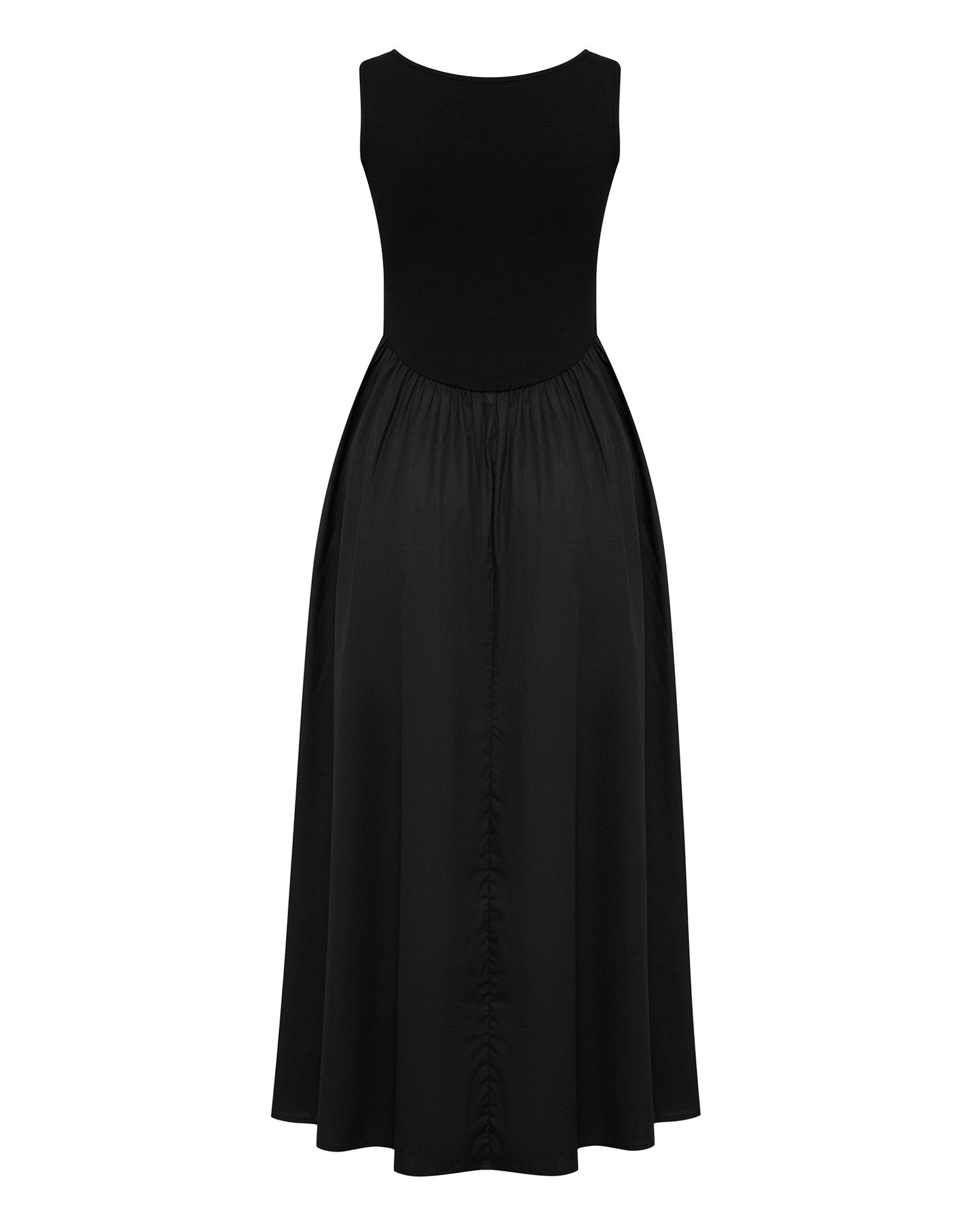 Black Pinafore Dress, Black — photo 9
