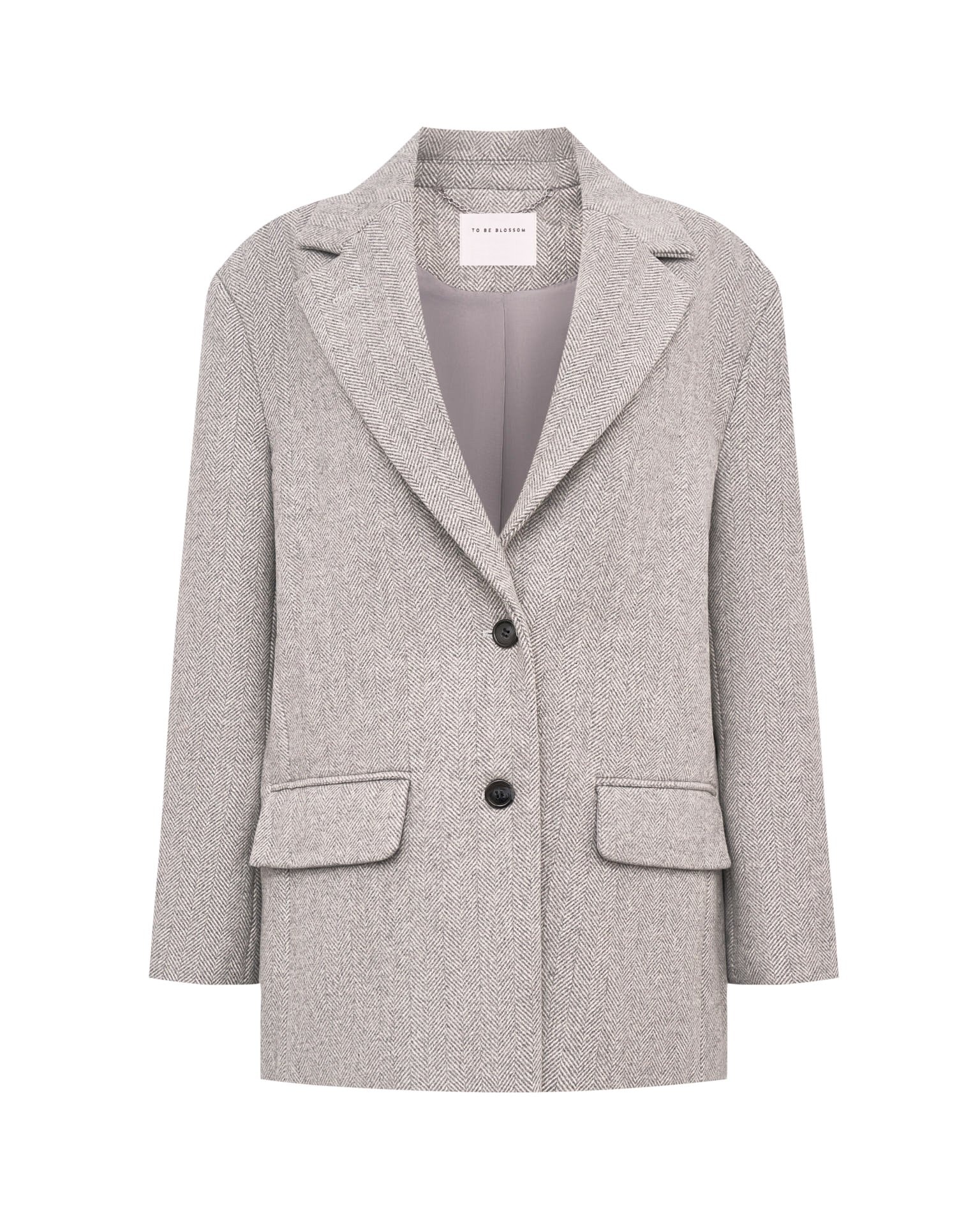Grey wool blazer, Grey — photo 7
