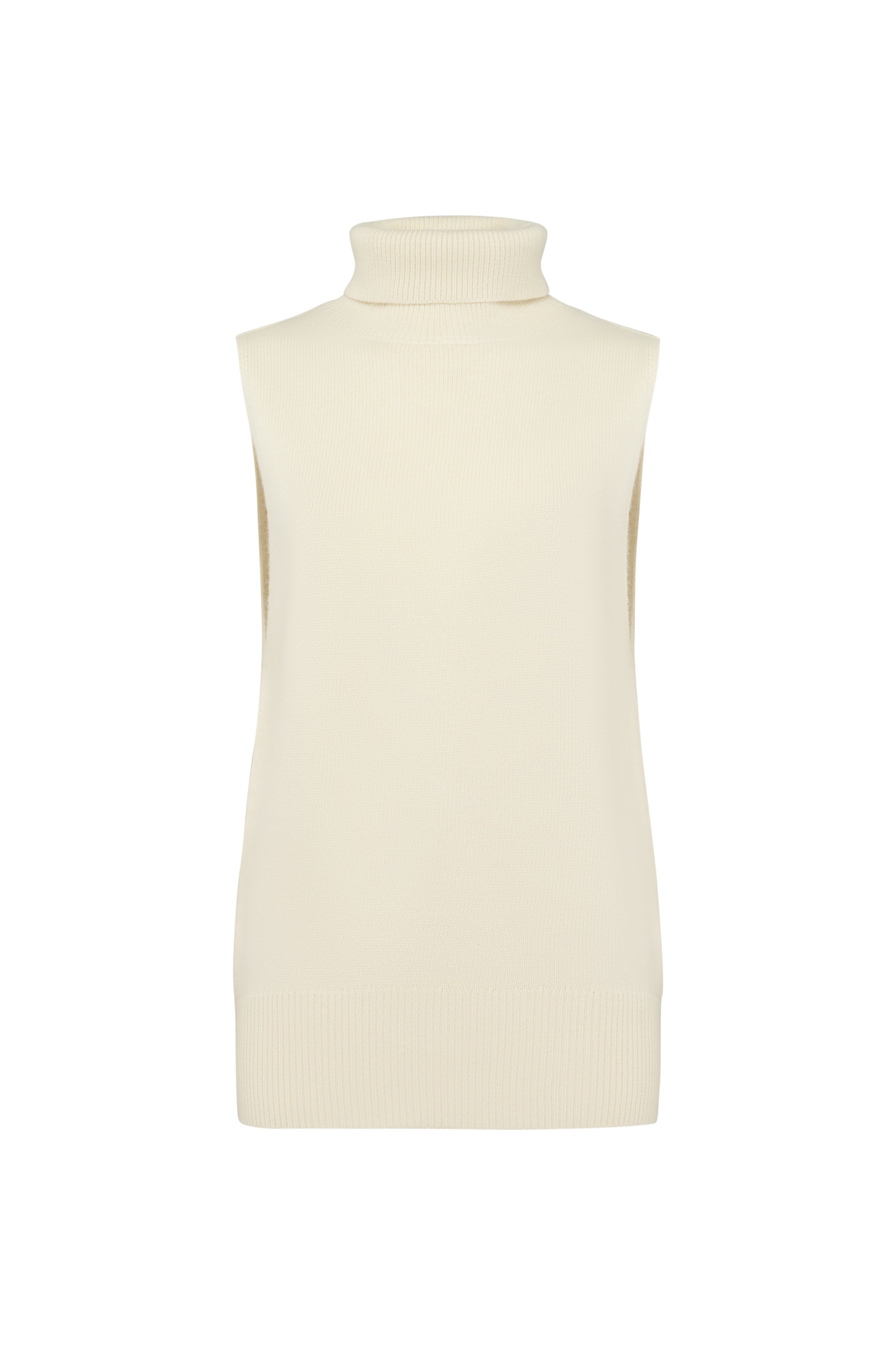 Jumper with statement collar, Beige — photo 2