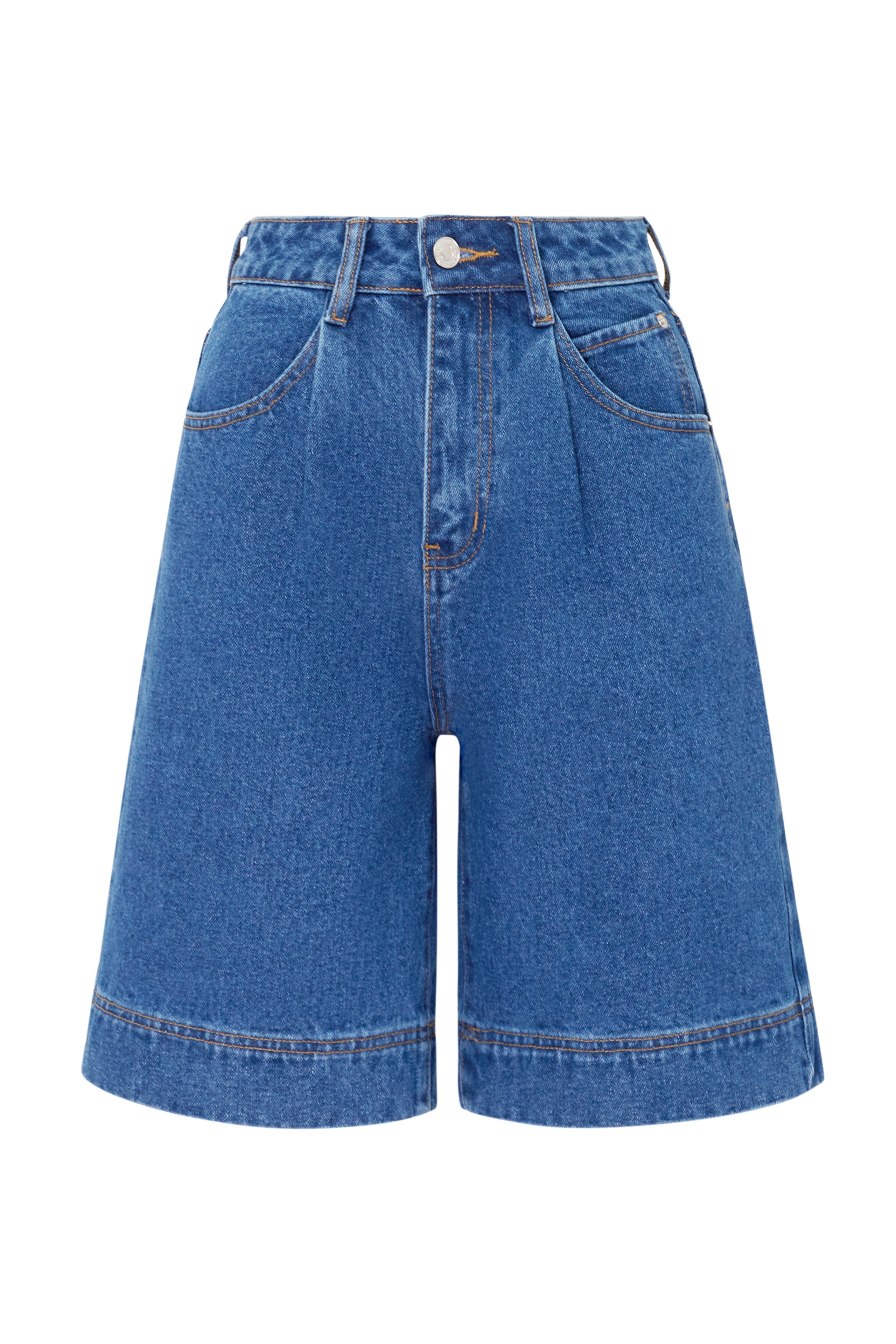 Cotton shorts, Blue