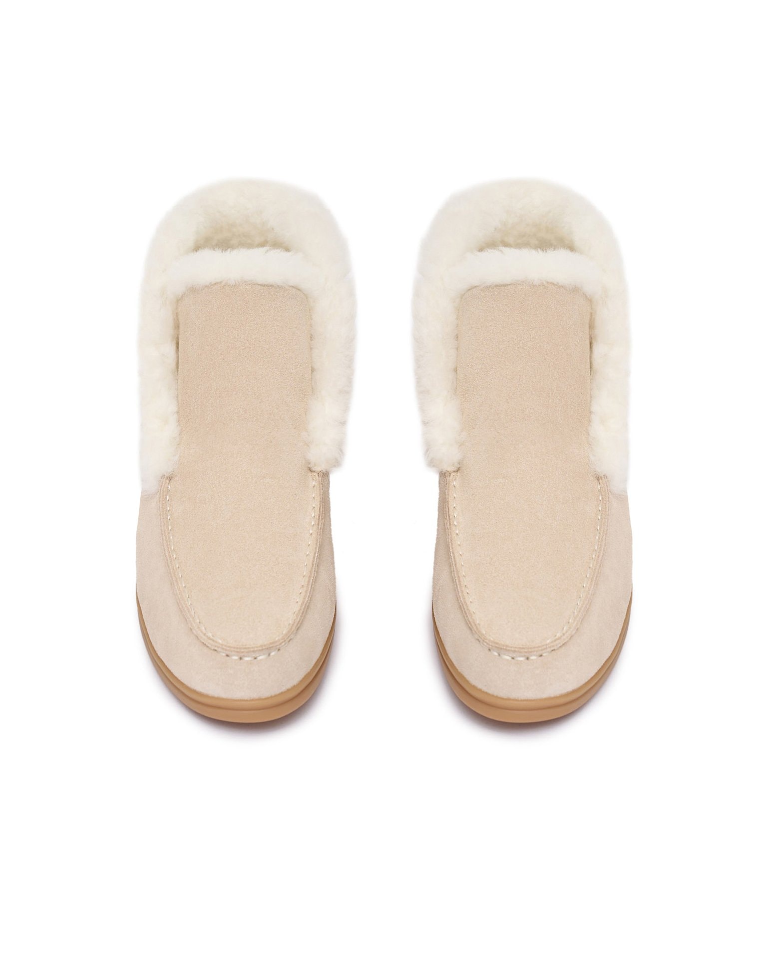 Insulated loafers, Beige — photo 5