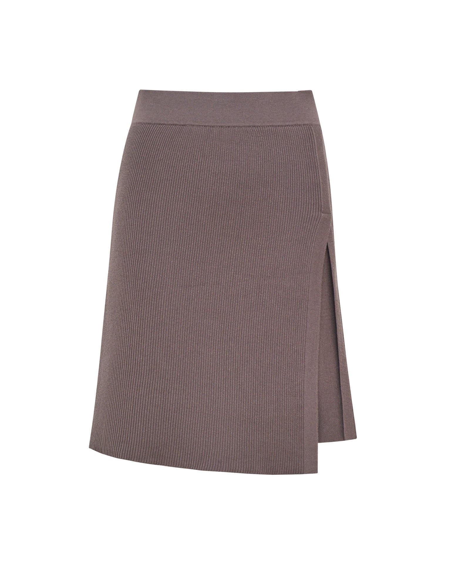 Asymmetric mini skirt