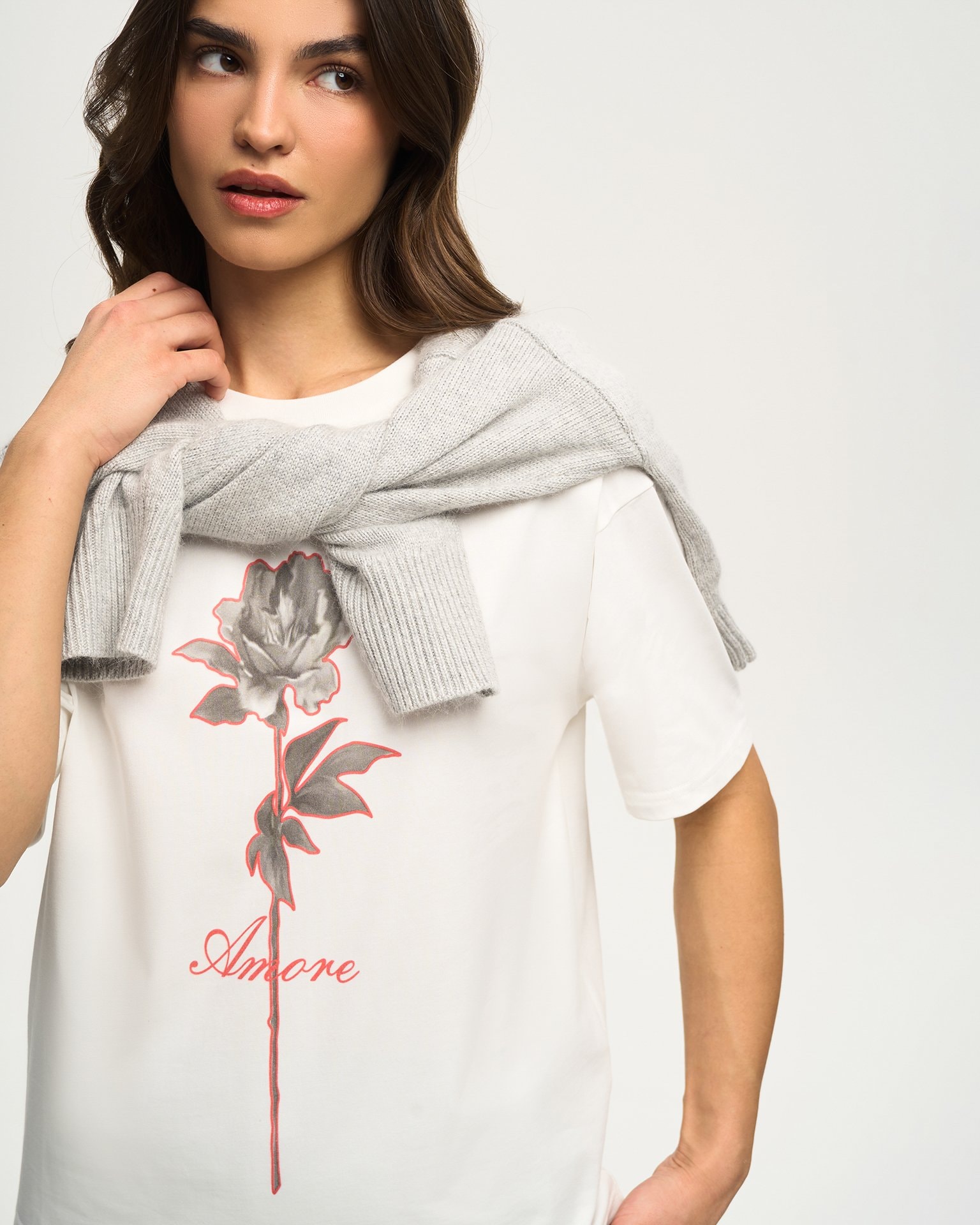Limited edition "Amore" t-shirt, White — photo 4