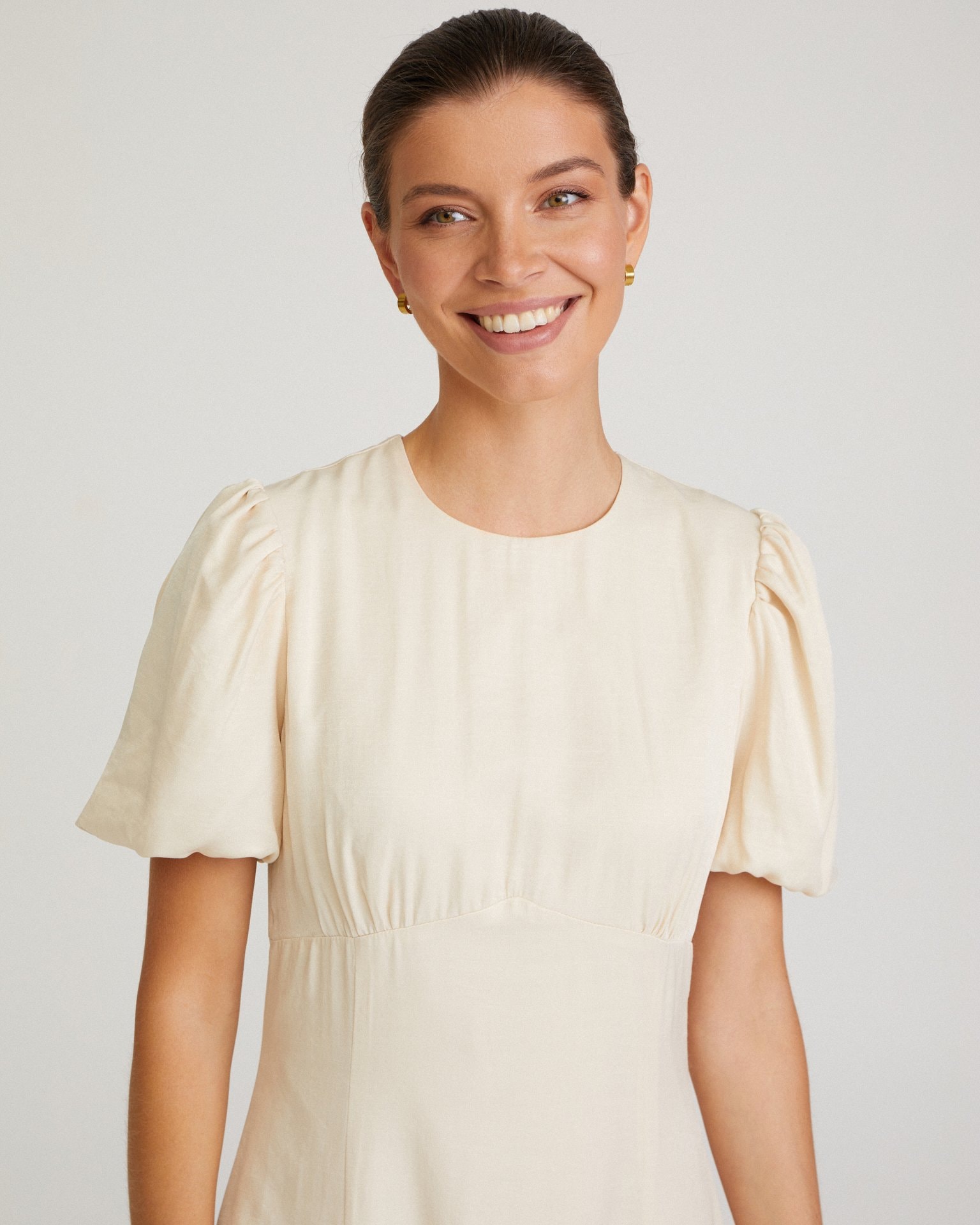 Midi dress, Milky — photo 6