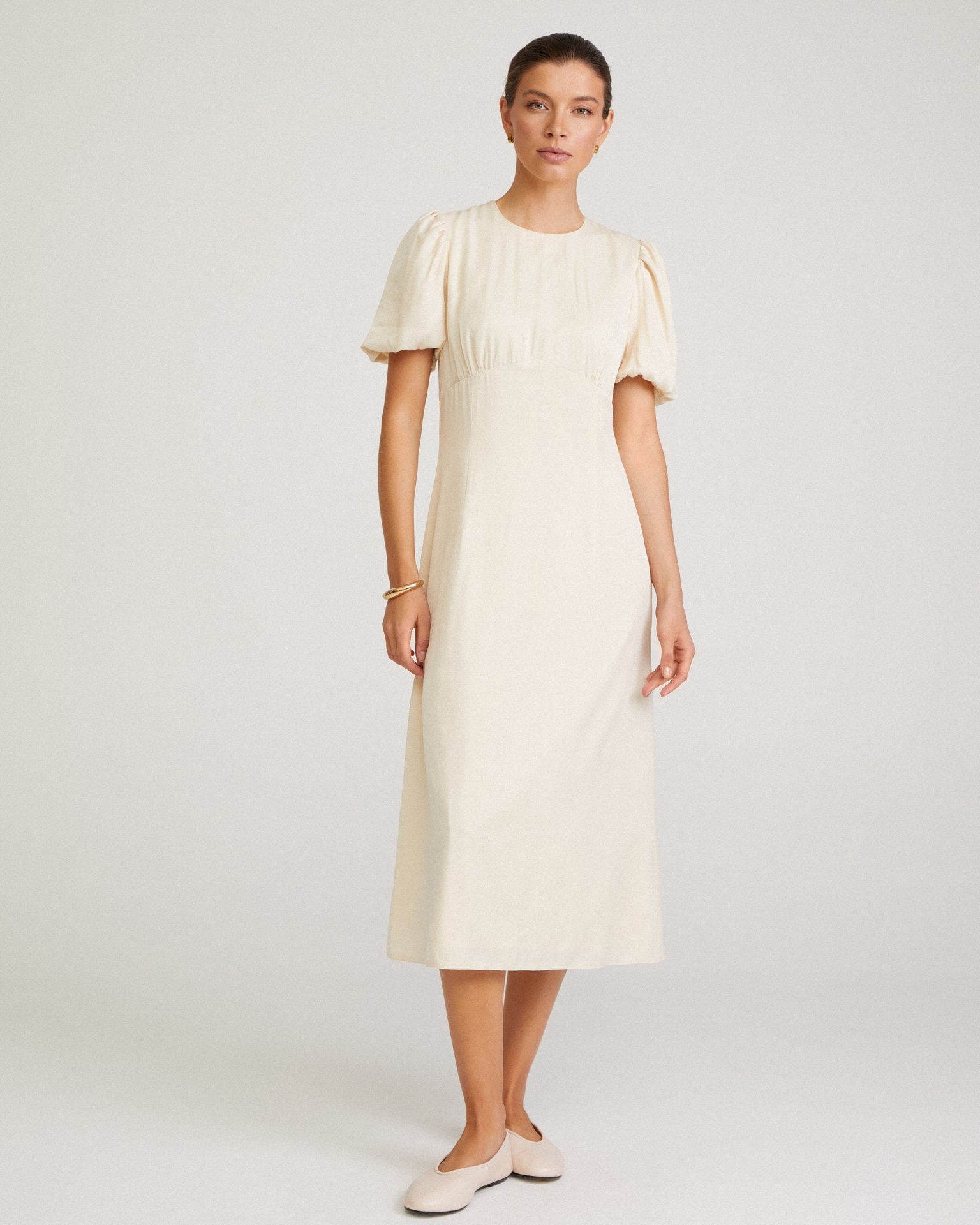 Midi dress, Milky