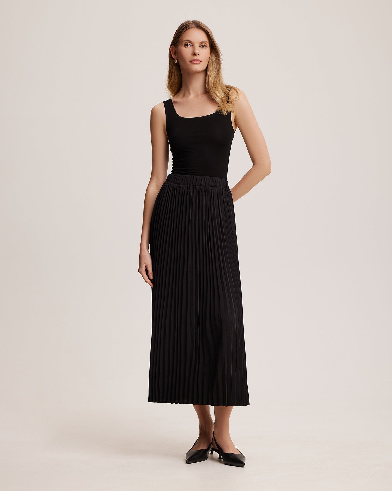 Mid-length skirt