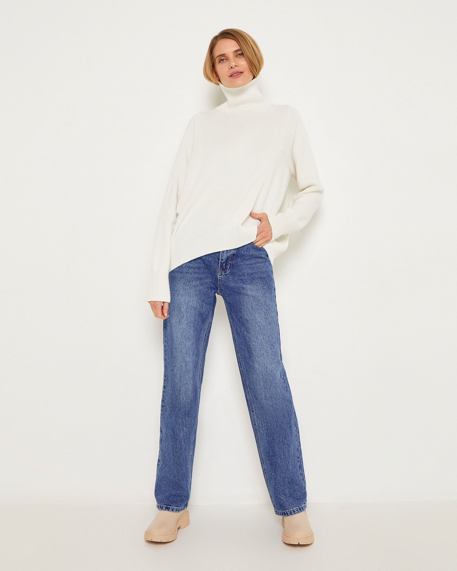 Sweaters, milky, art. 061366 — photo 3
