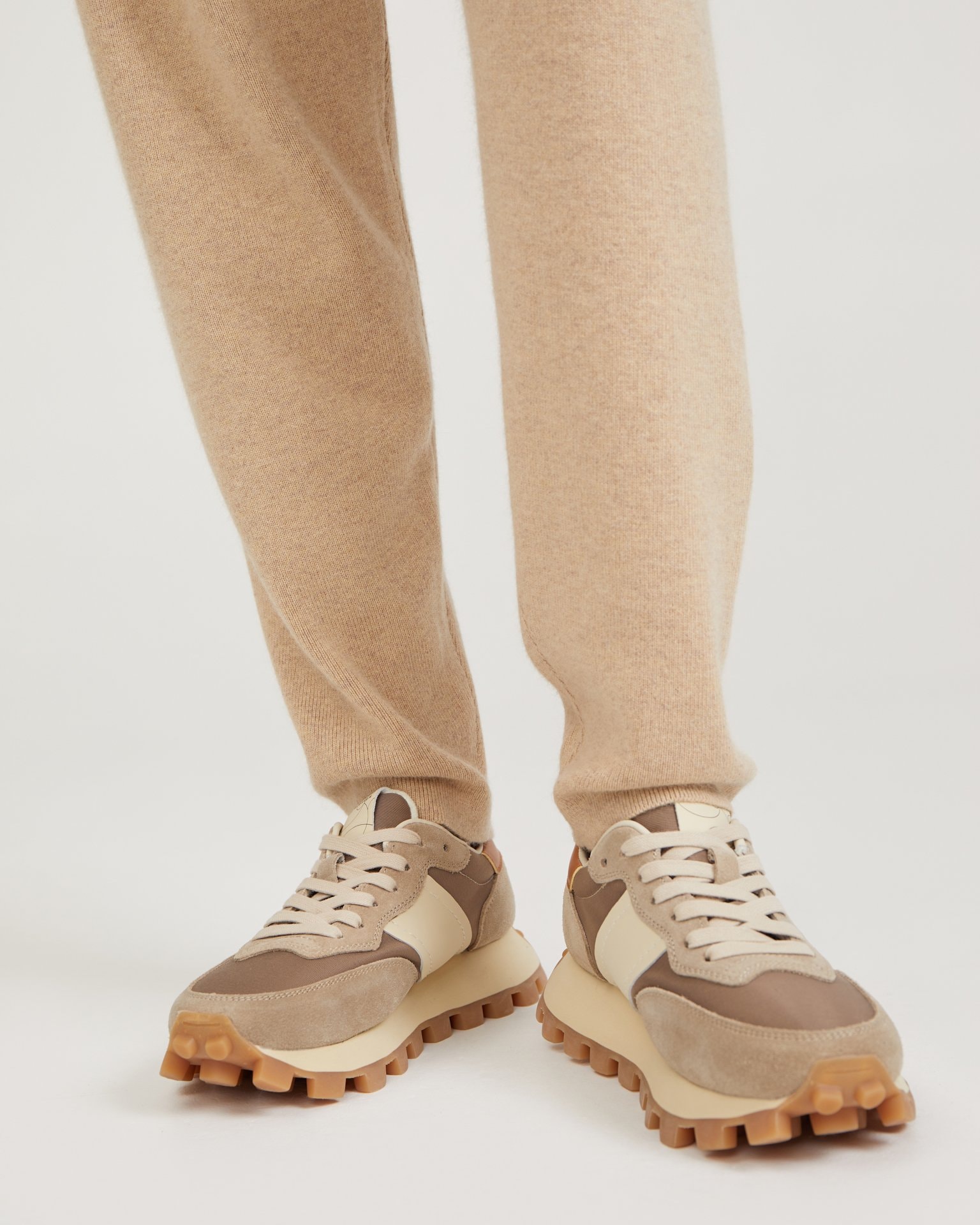 Trainers, Beige — photo 3
