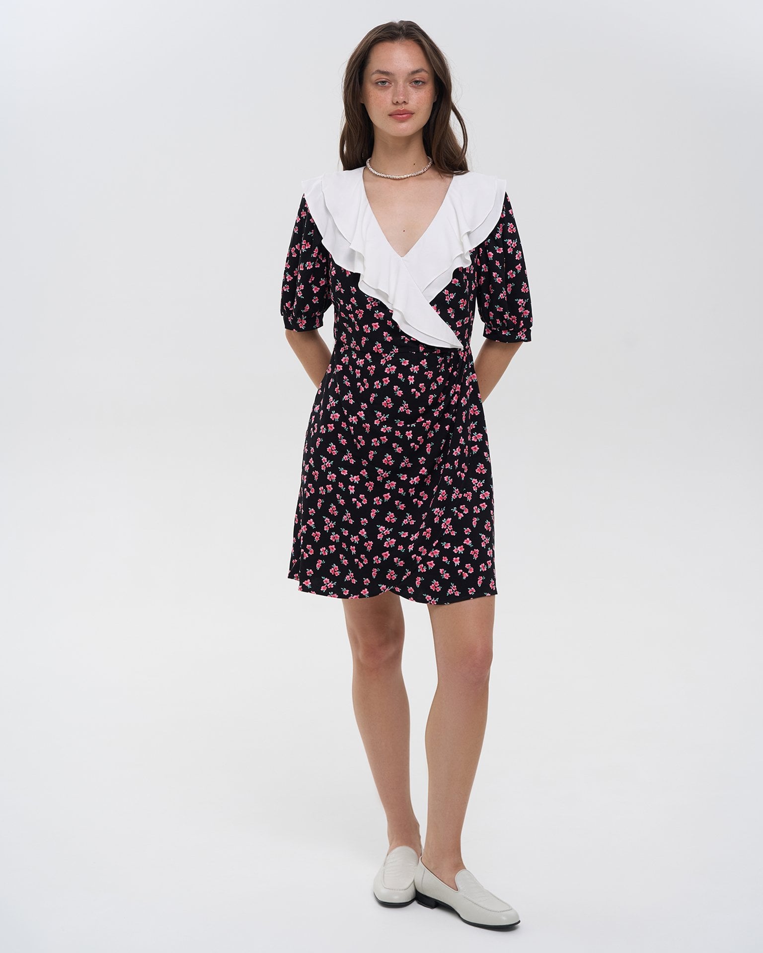 Dress with floral print
