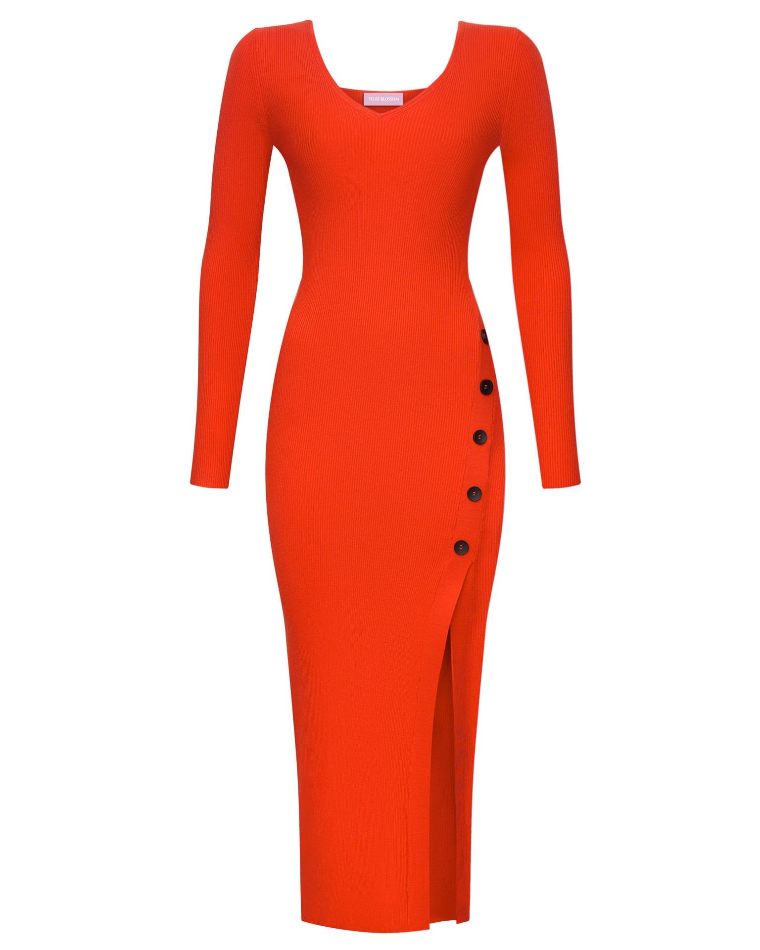Viscose midi dress