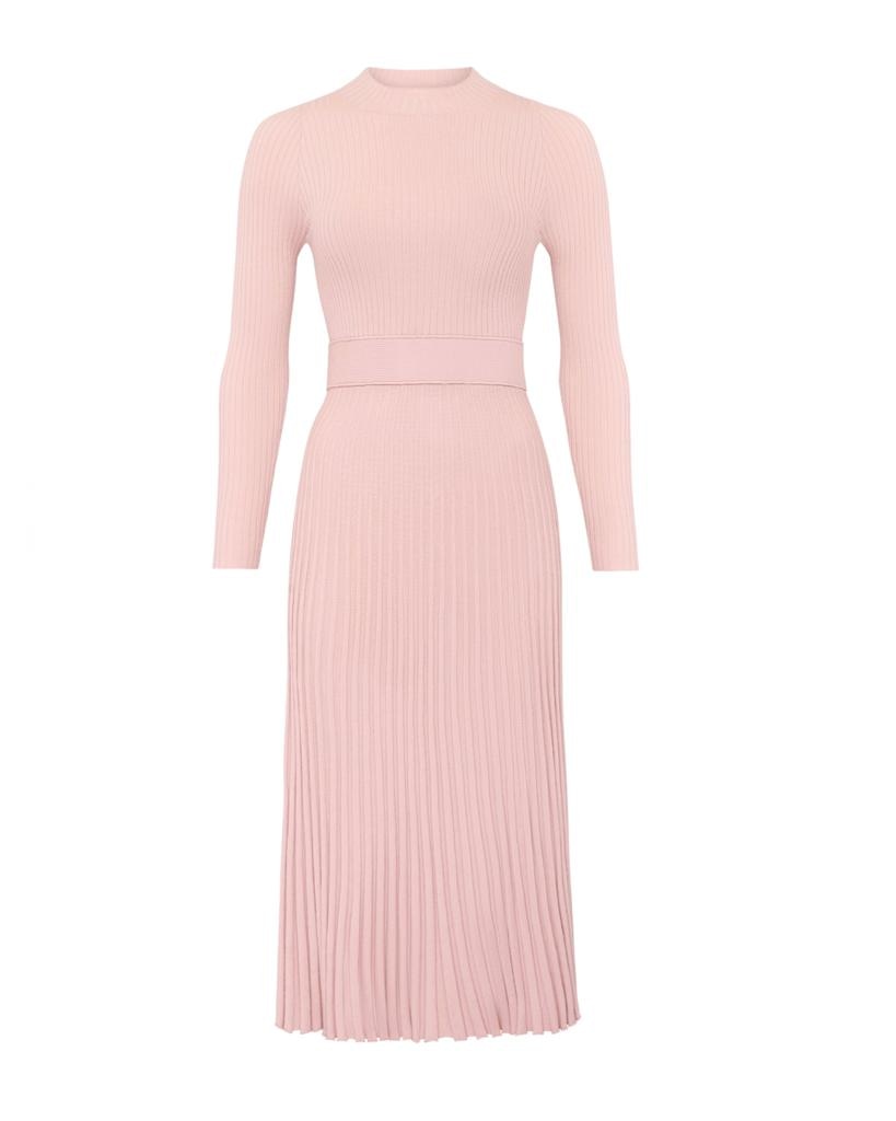 Knitted dress in pink