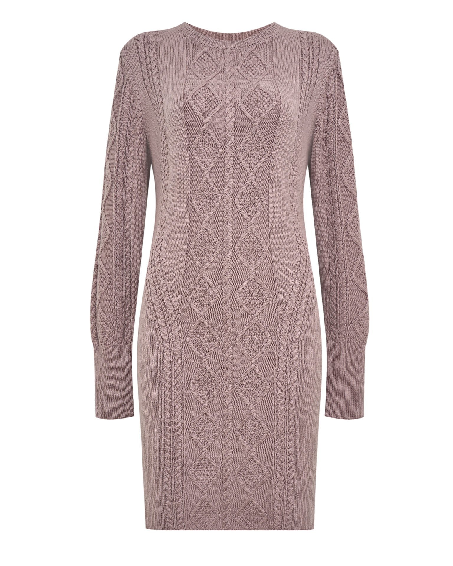 Patterned Dress, Brown — photo 12