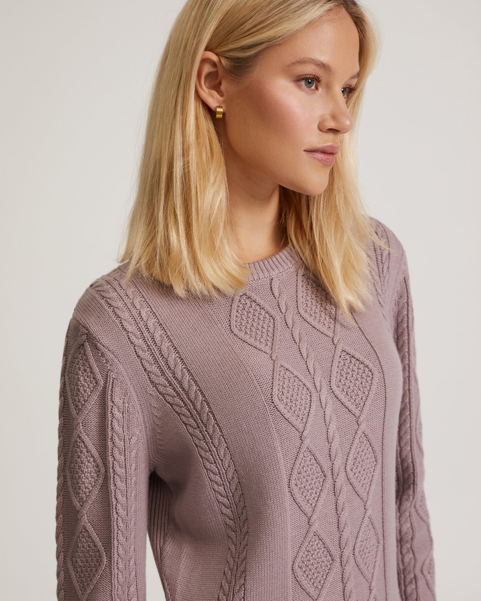 Patterned Dress, Brown — photo 10