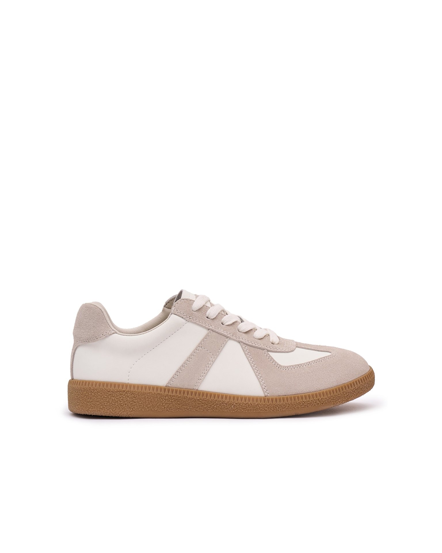 Trainers with suede panels, White — photo 8