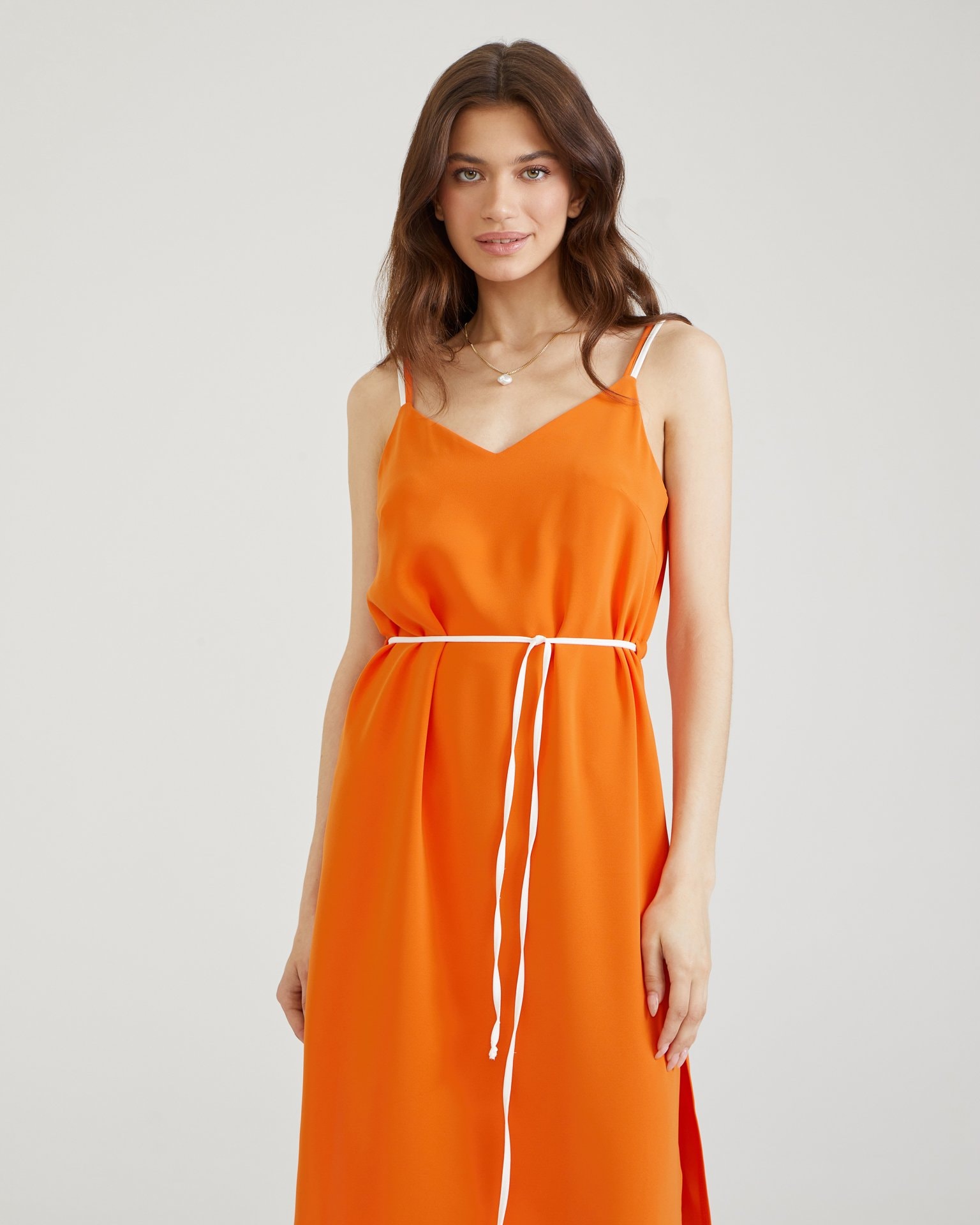 Vibrant dress, Orange