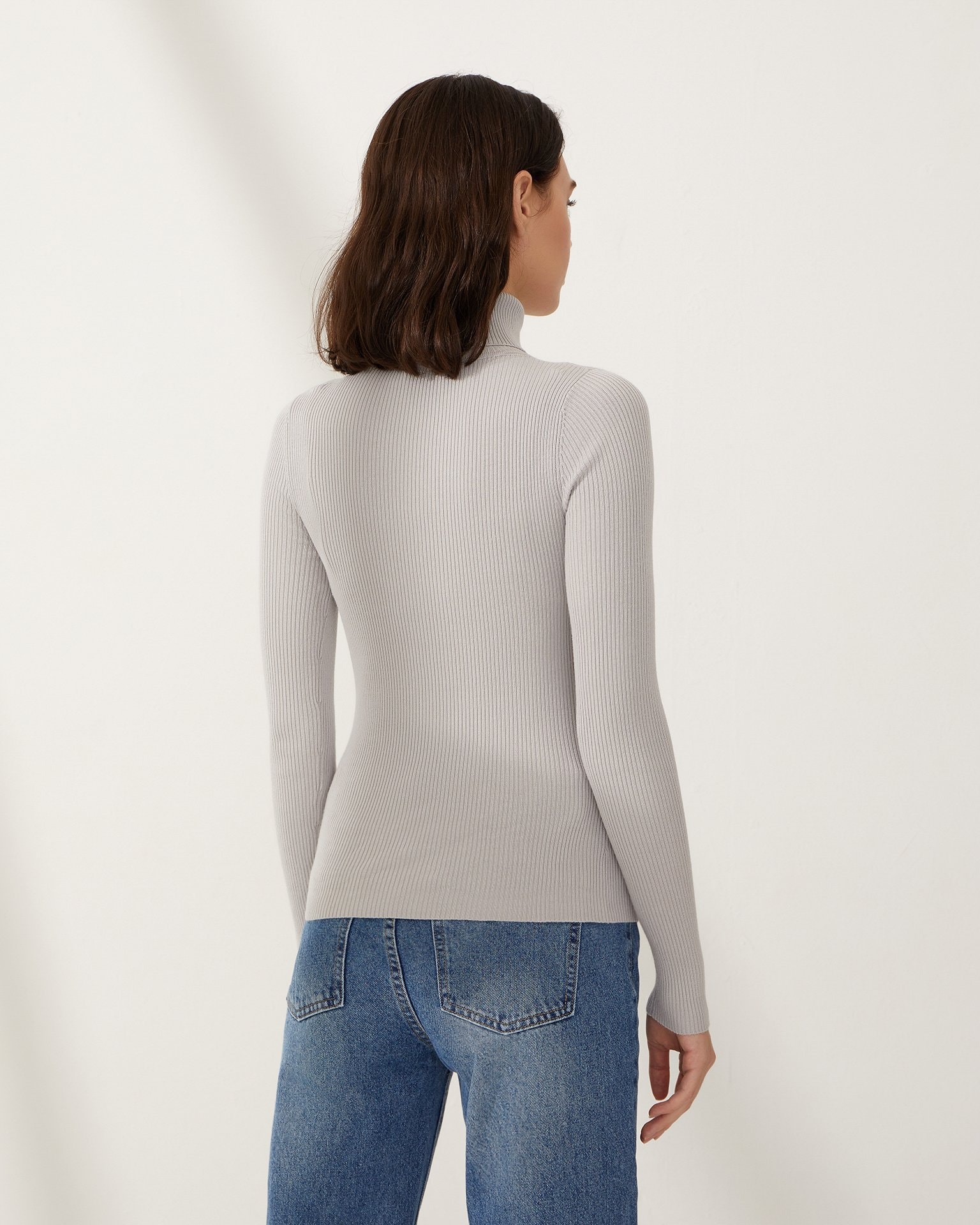 Turtleneck jumper, Grey — photo 2