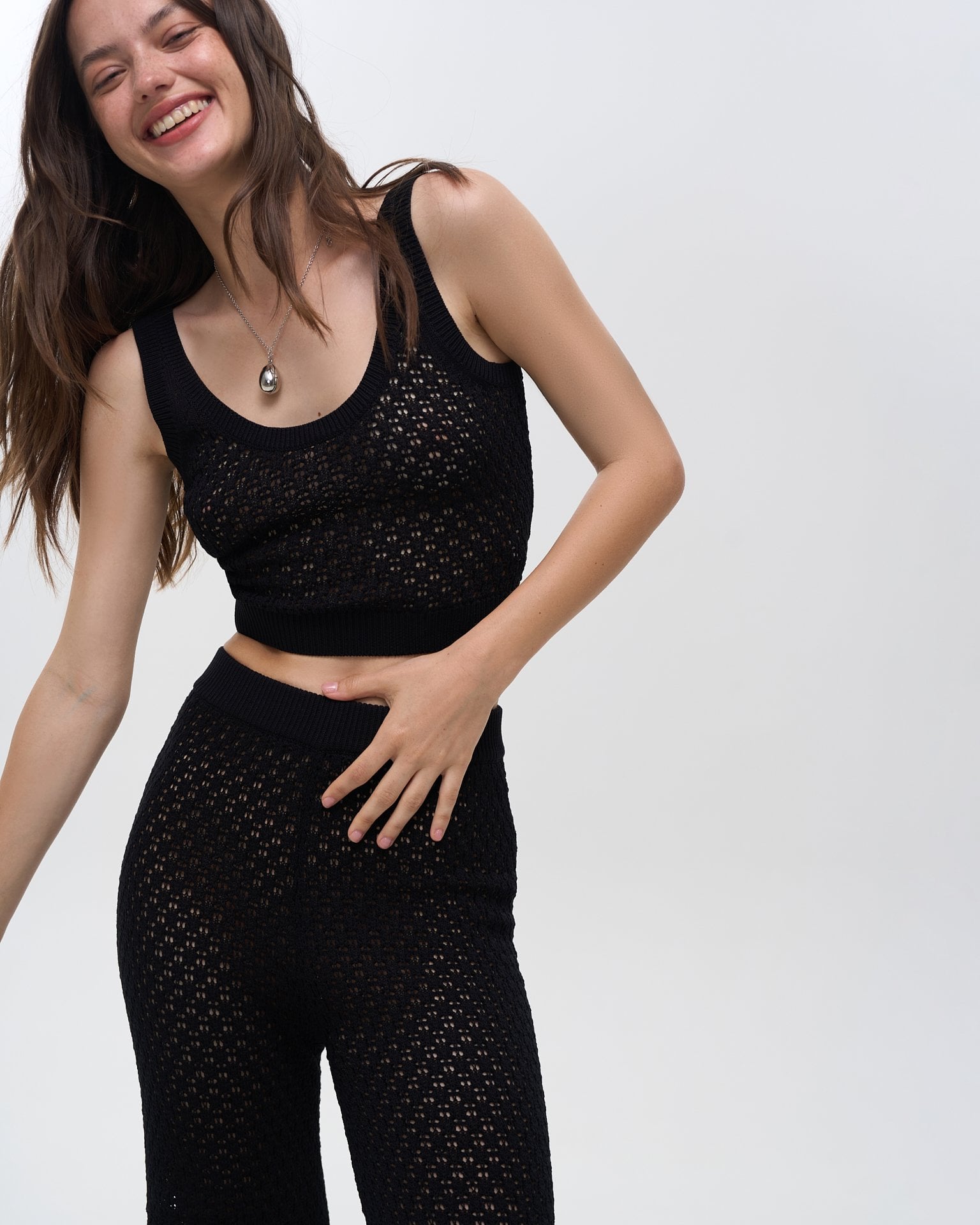 Black Crop Top