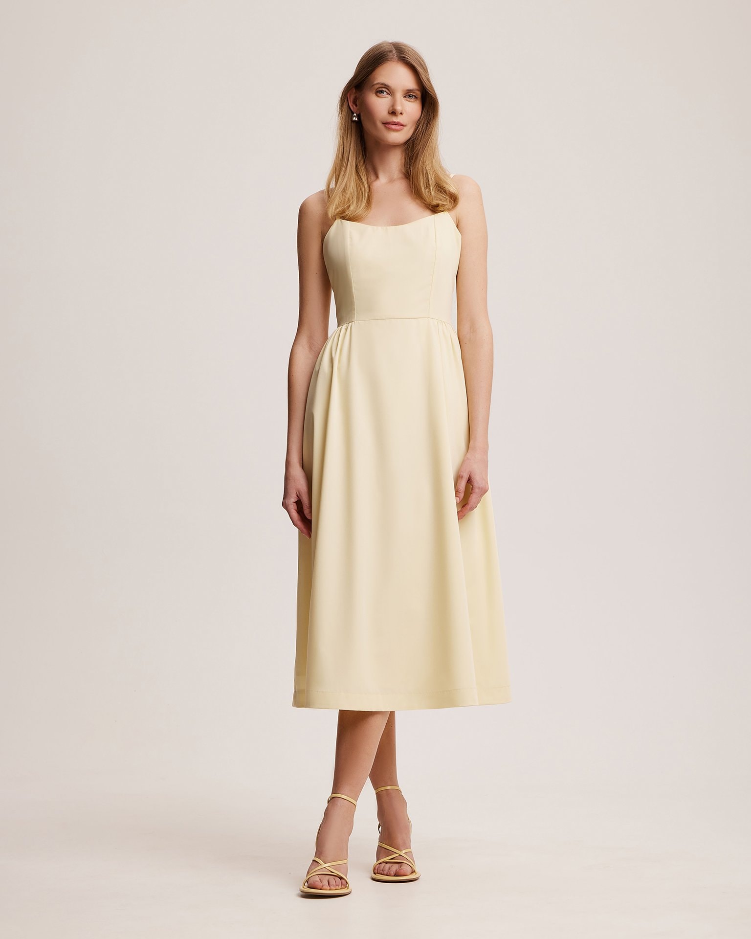 Butter-colored sundress, Yellow