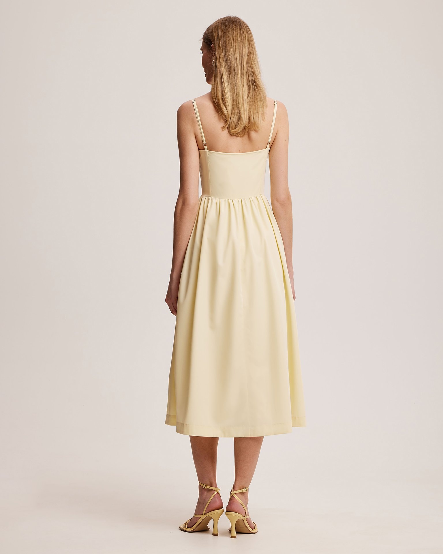 Butter-colored sundress, Yellow — photo 3