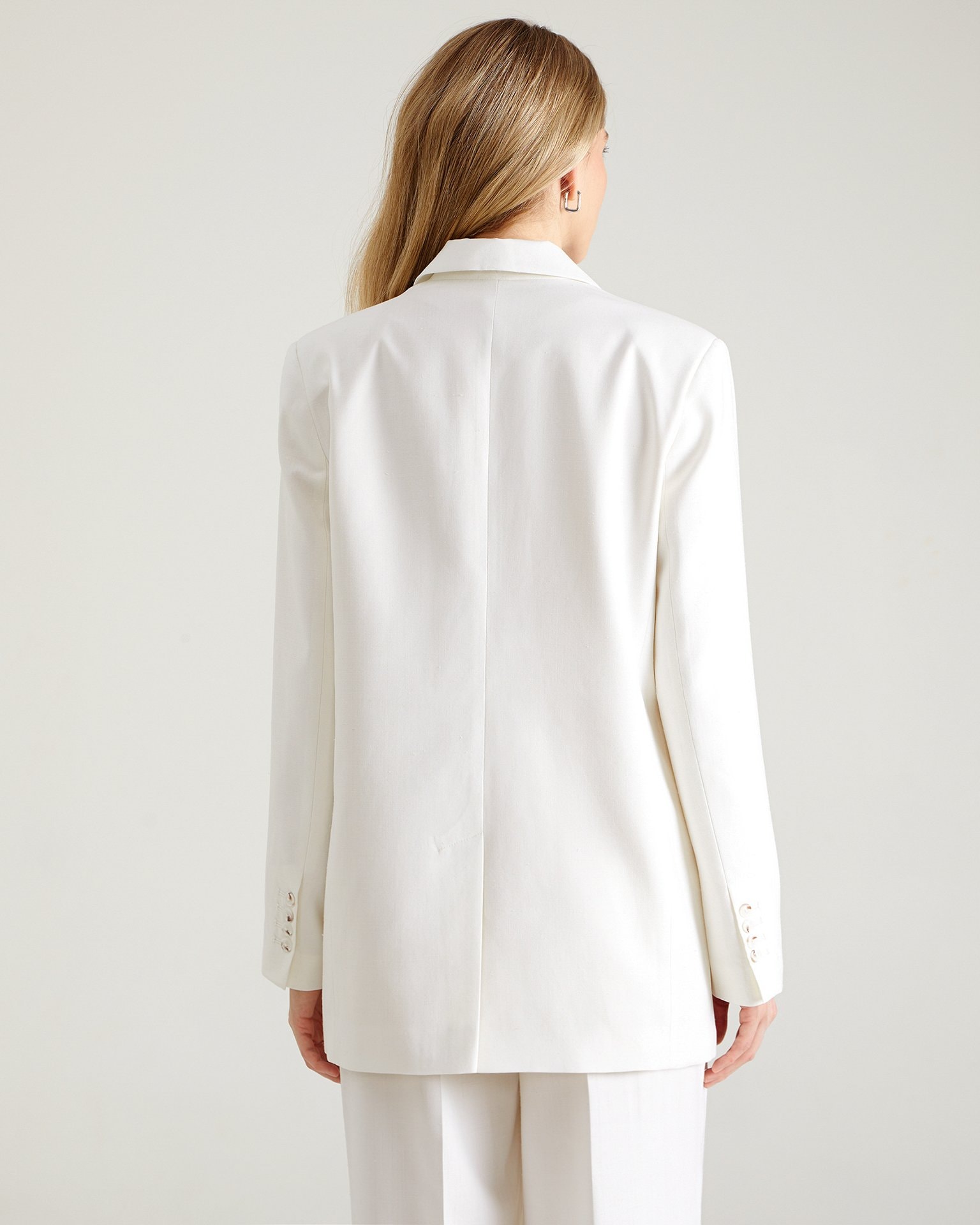 Oversized jacket, Milky — photo 3