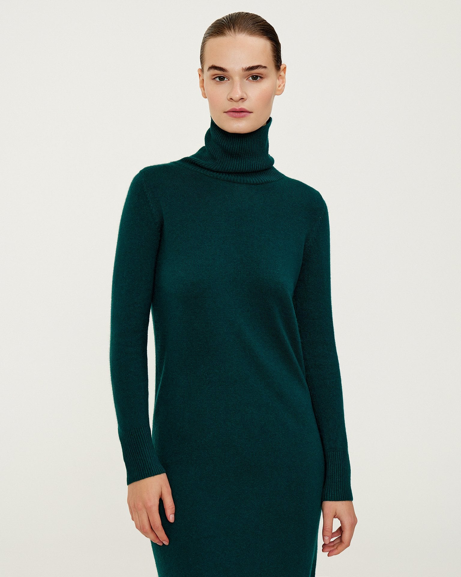 Emerald green dress