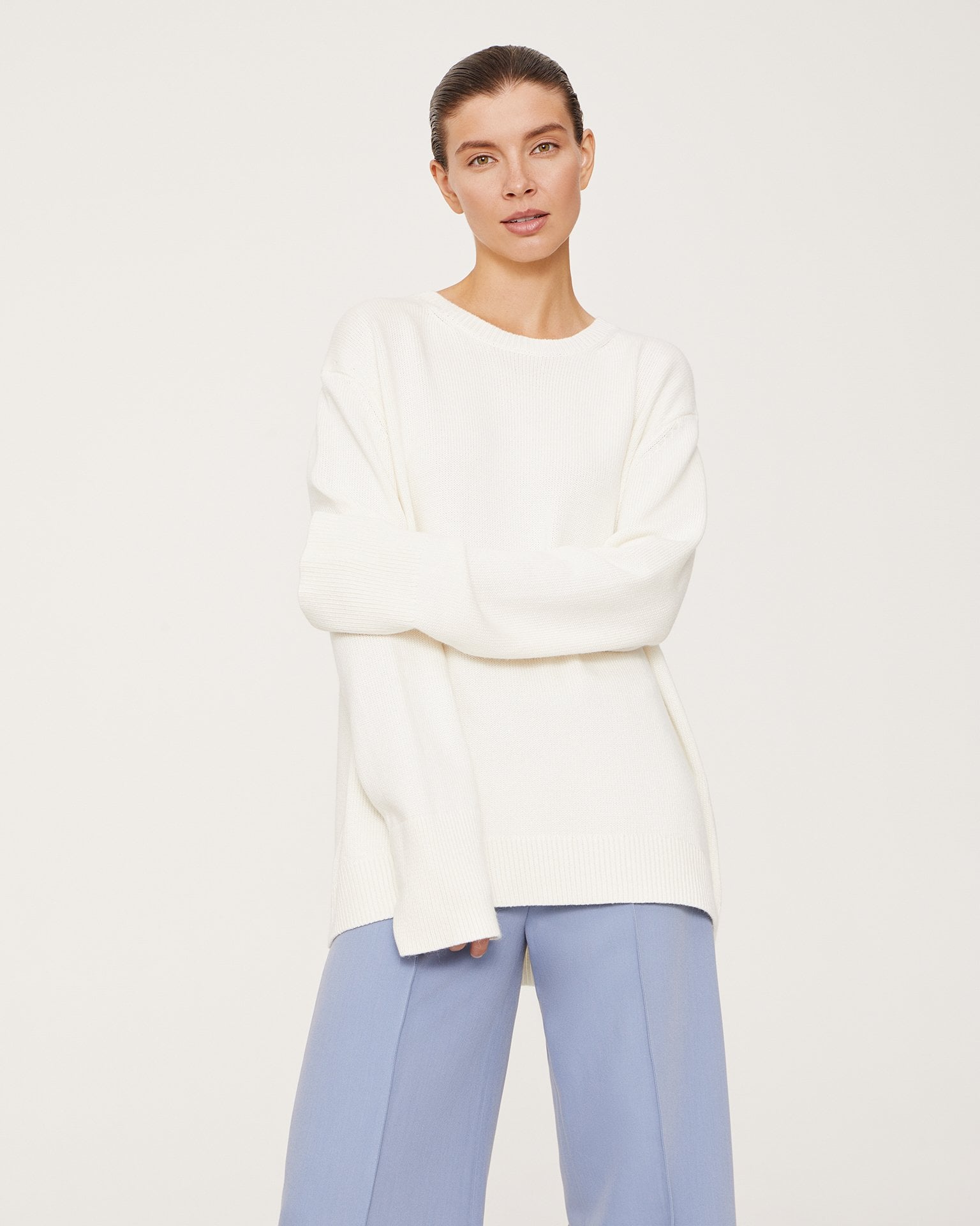 Blended yarn jumper
