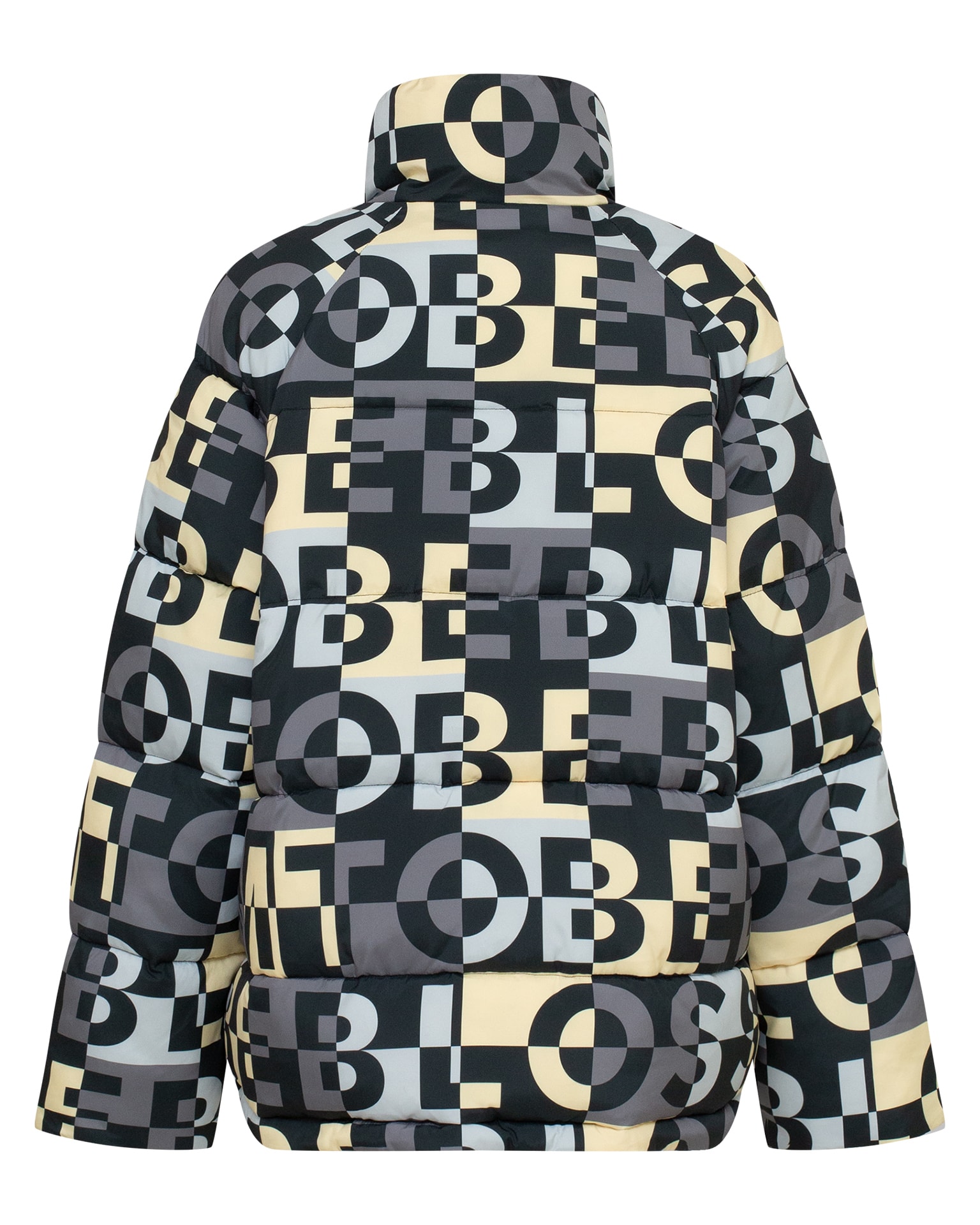Down jacket with limited edition print, Grey — photo 10