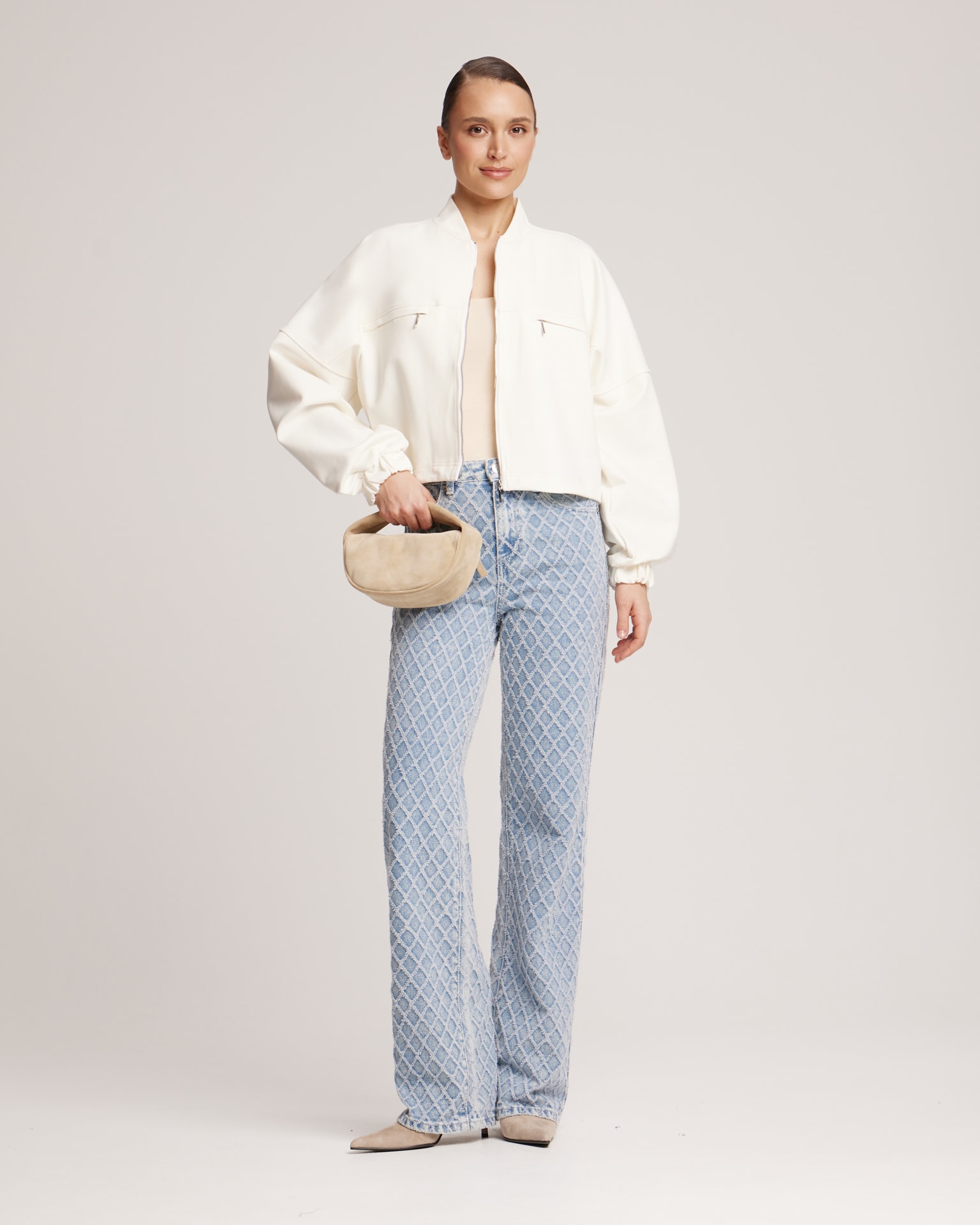 Textured jeans, Blue — photo 2