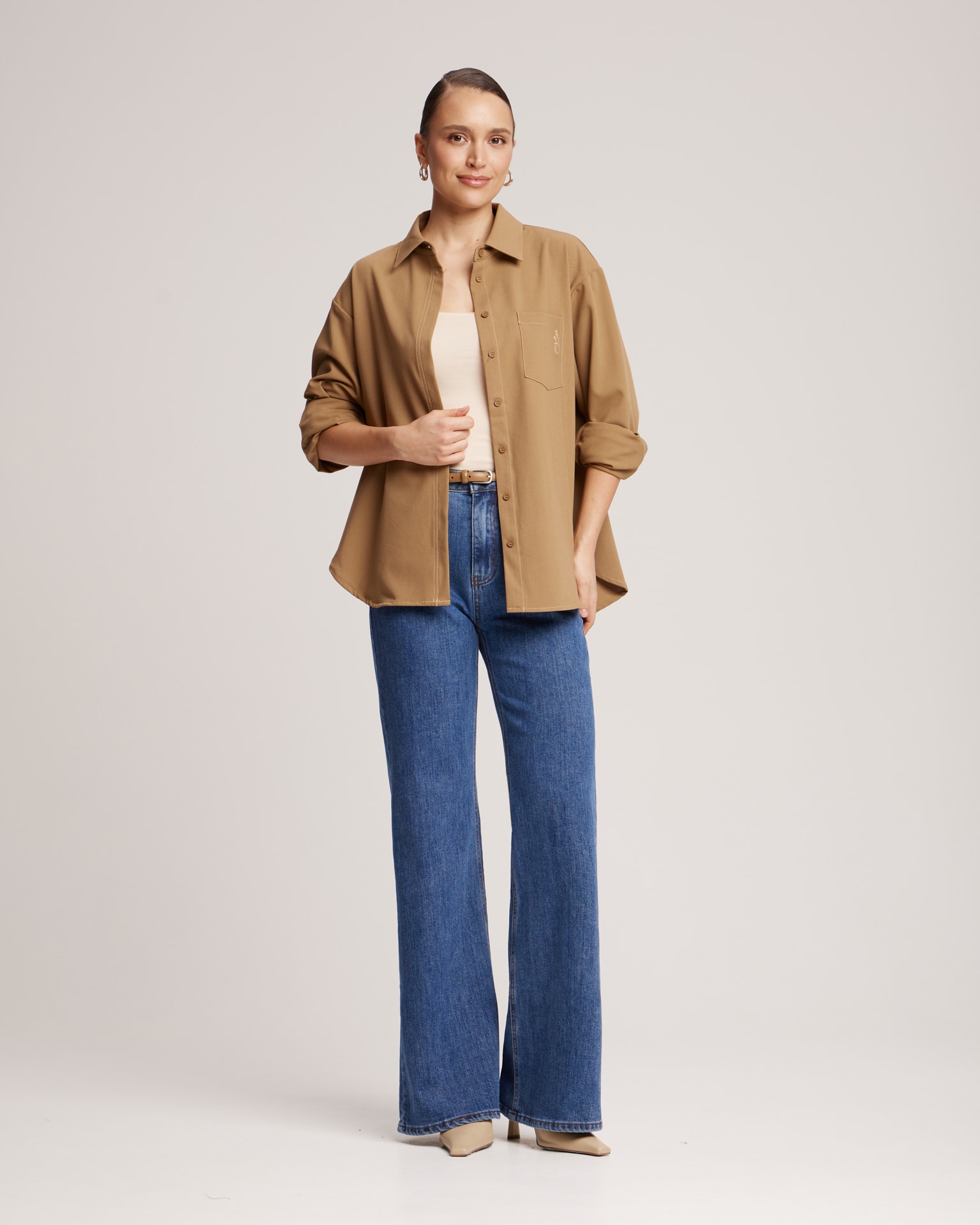 Flared jeans, Dark Navy