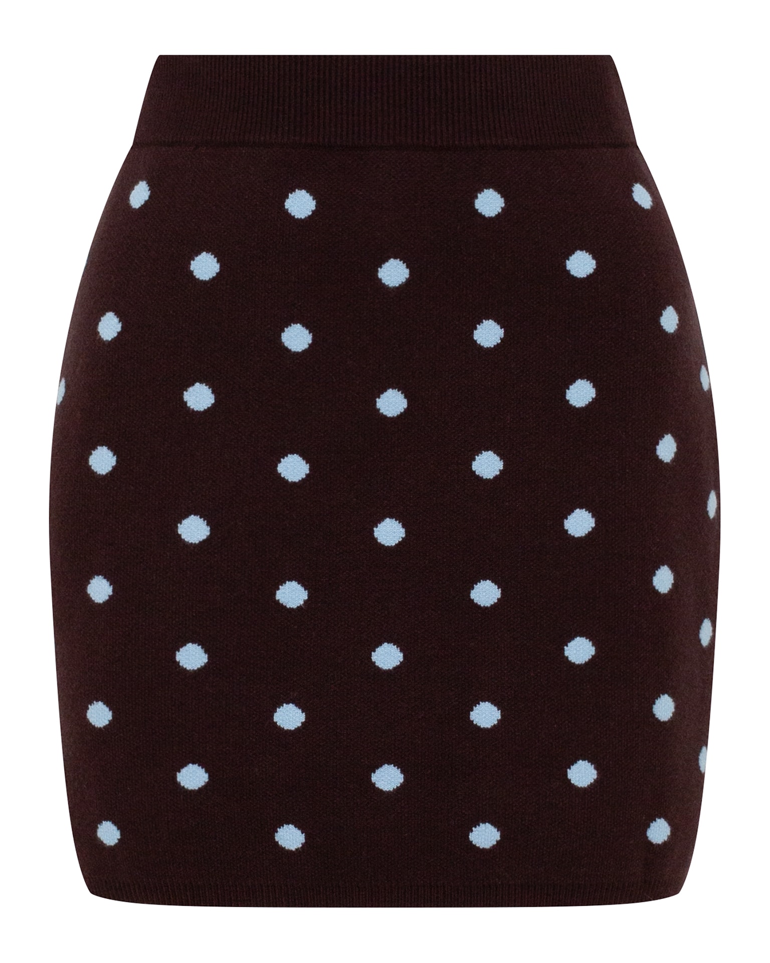 Set with a polka dot skirt, Brown — photo 11