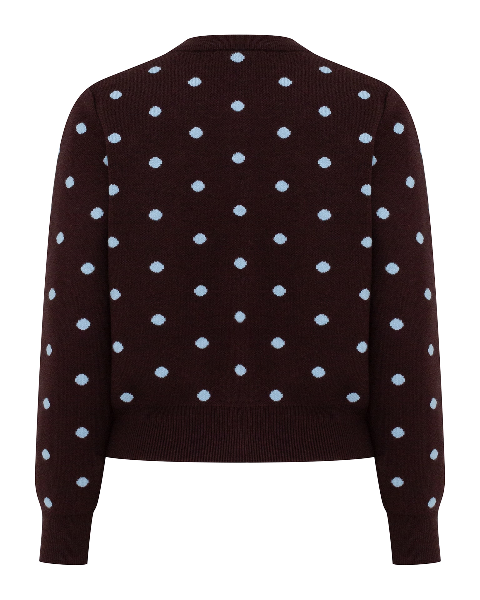 Set with a polka dot skirt, Brown — photo 10
