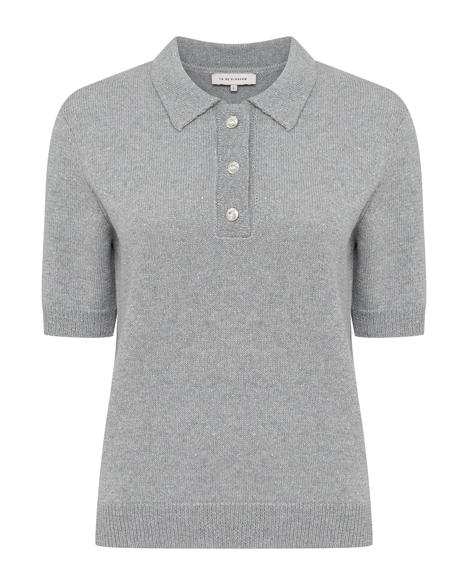 polo shirt with lurex